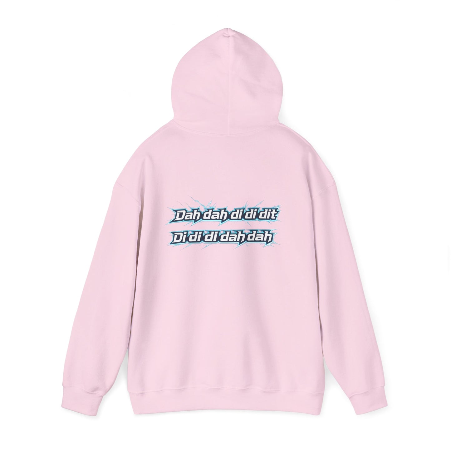 Lyric Bubble Hoodie — 'Dah di dah di dit / Dah dah di dah' Retro Text Sweatshirt