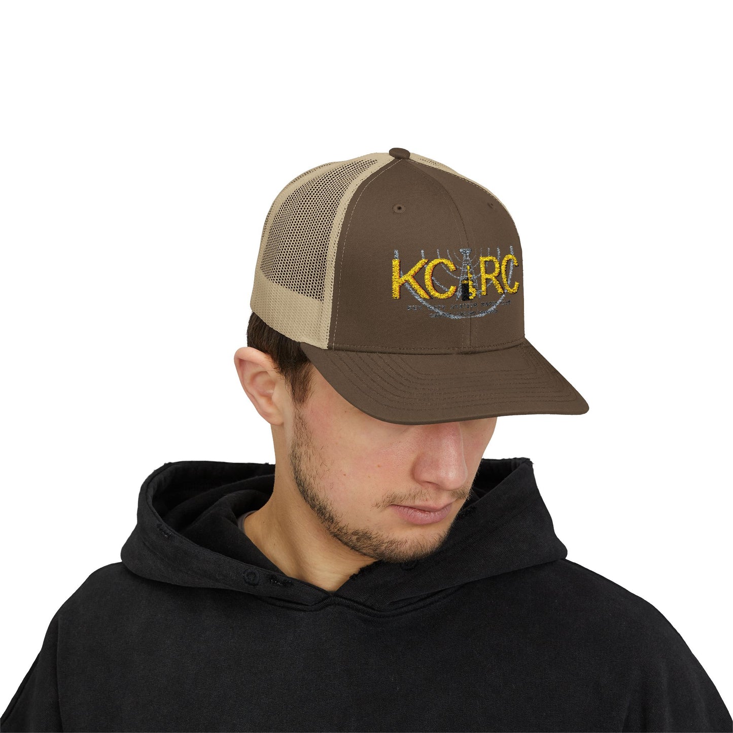 KCARC Embroidered Trucker Hat — Key City Amateur Radio Club Snapback
