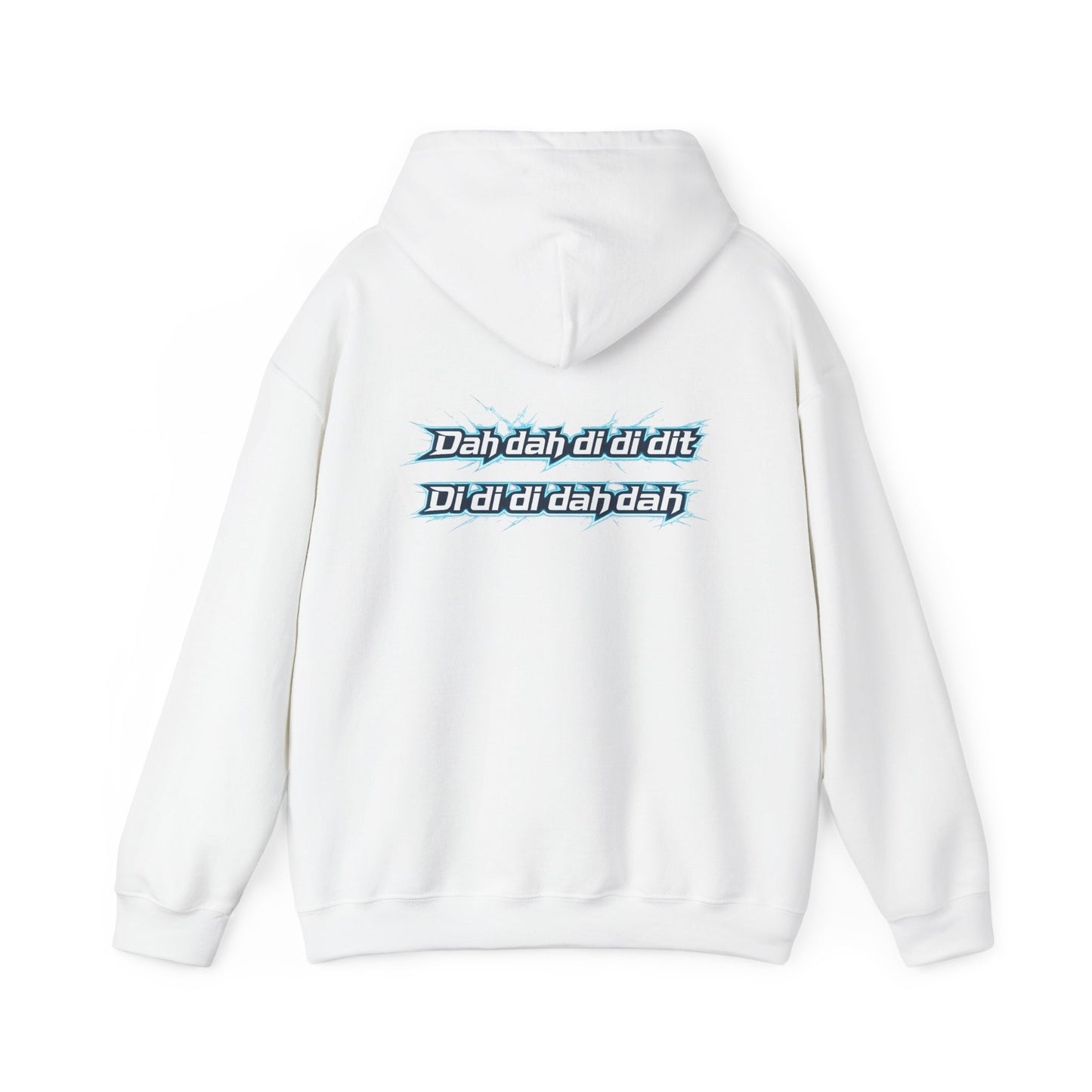 Lyric Bubble Hoodie — 'Dah di dah di dit / Dah dah di dah' Retro Text Sweatshirt