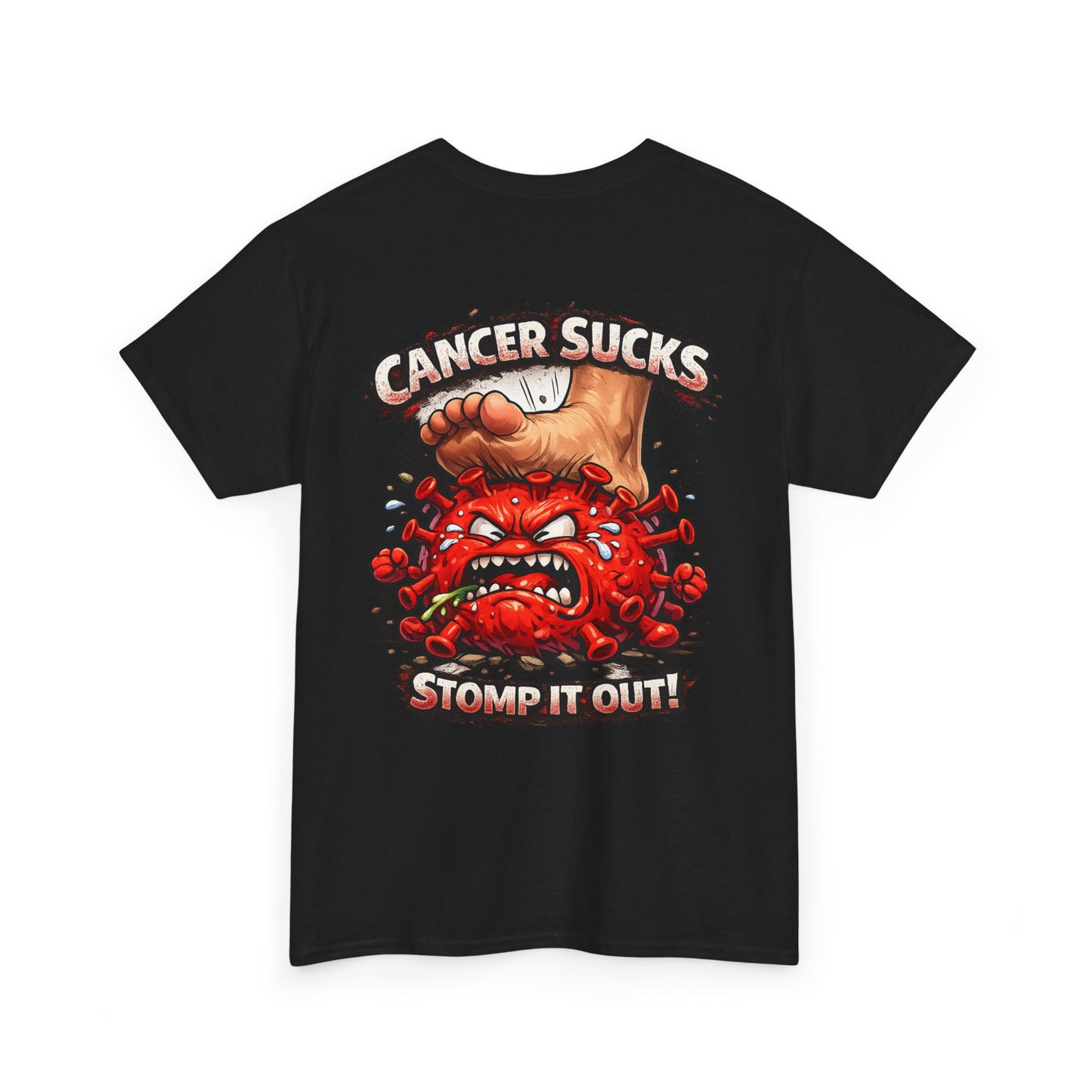 Cancer Sucks Tee — Stomp It Out Cancer Awareness T-Shirt
