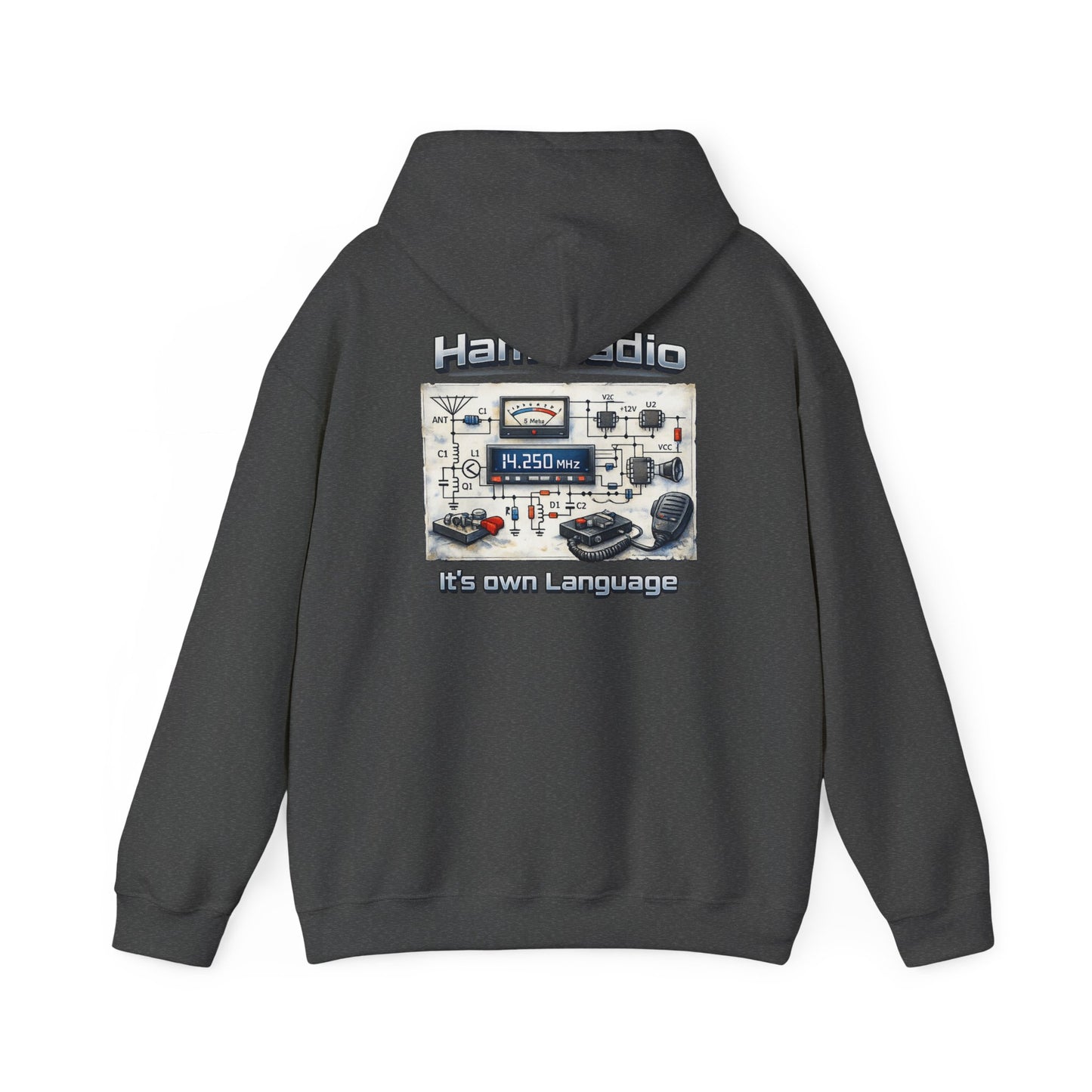 "Ham Radio: It's Our Language" Pullover for Amateur Radio Enthusiasts