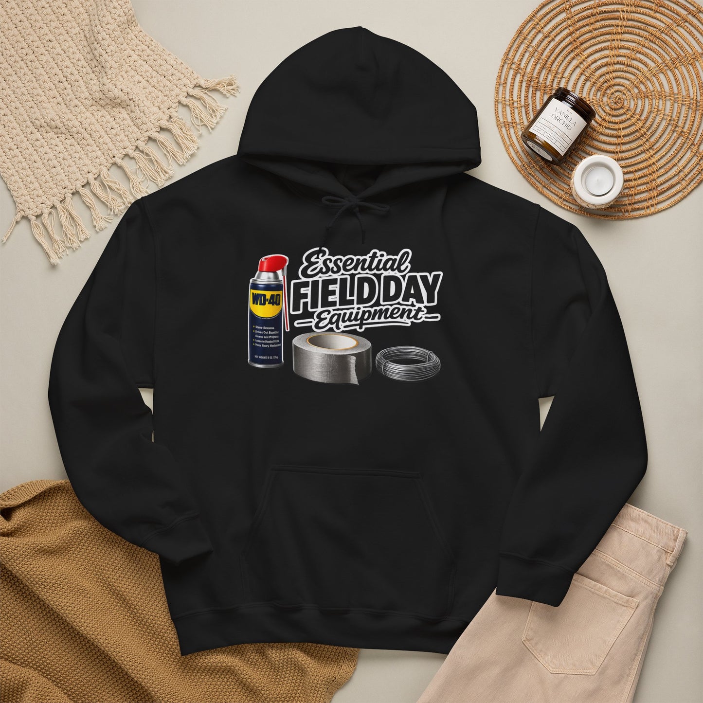 Essential Field Day Equipment Hoodie — Funny Field Day Sweatshirt