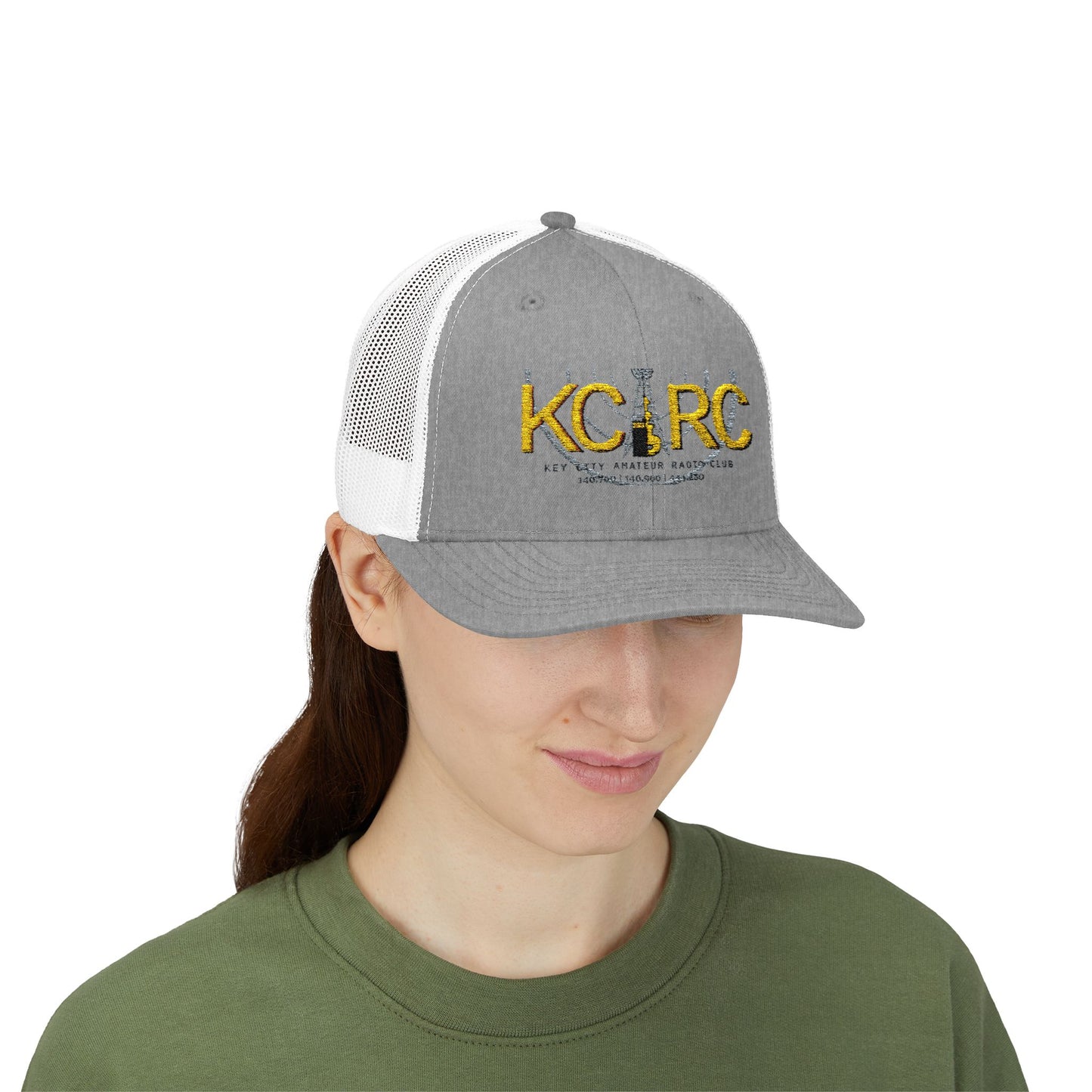 KCARC Embroidered Trucker Hat — Key City Amateur Radio Club Snapback