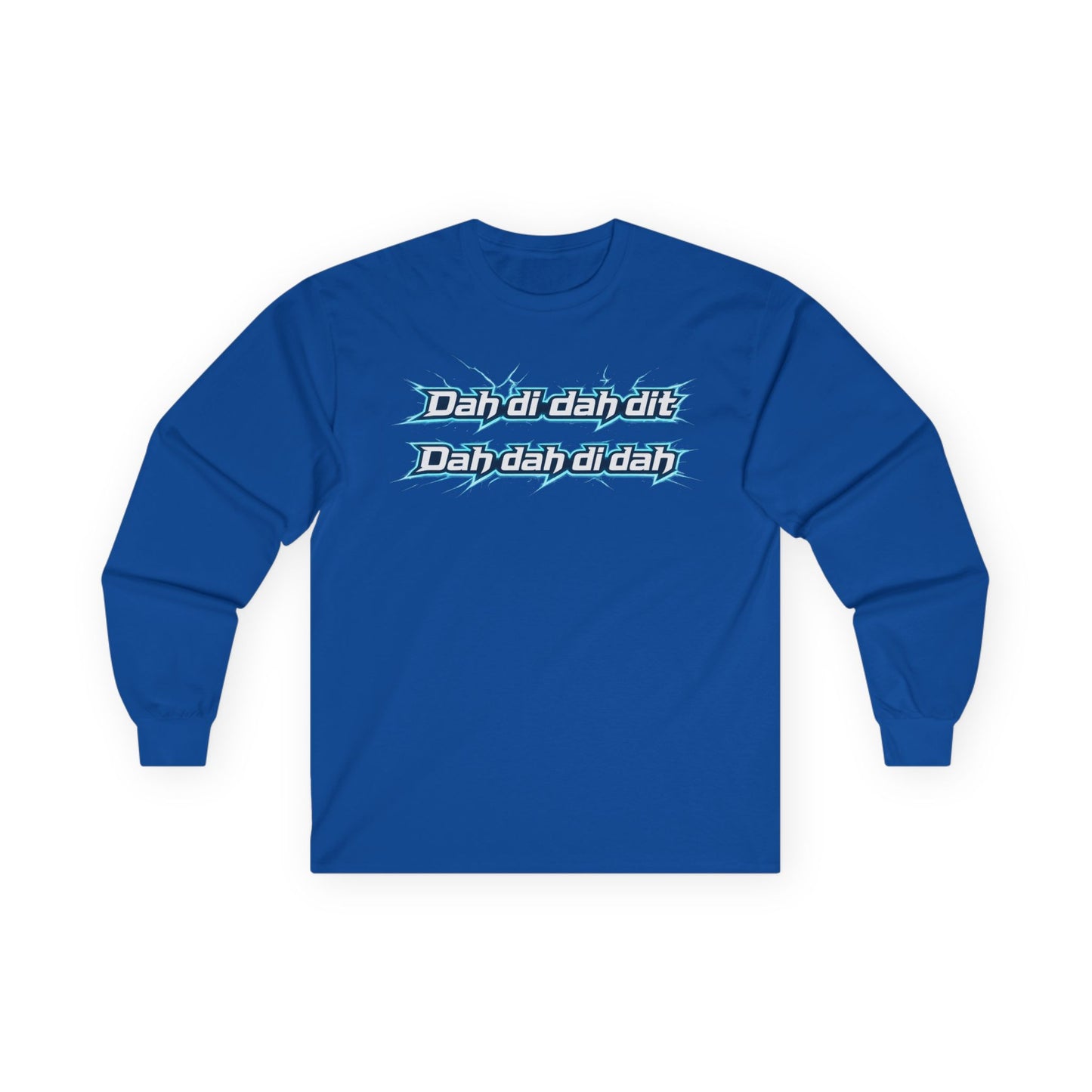 "Dah dih dah dit" Graphic Long Sleeve Tee