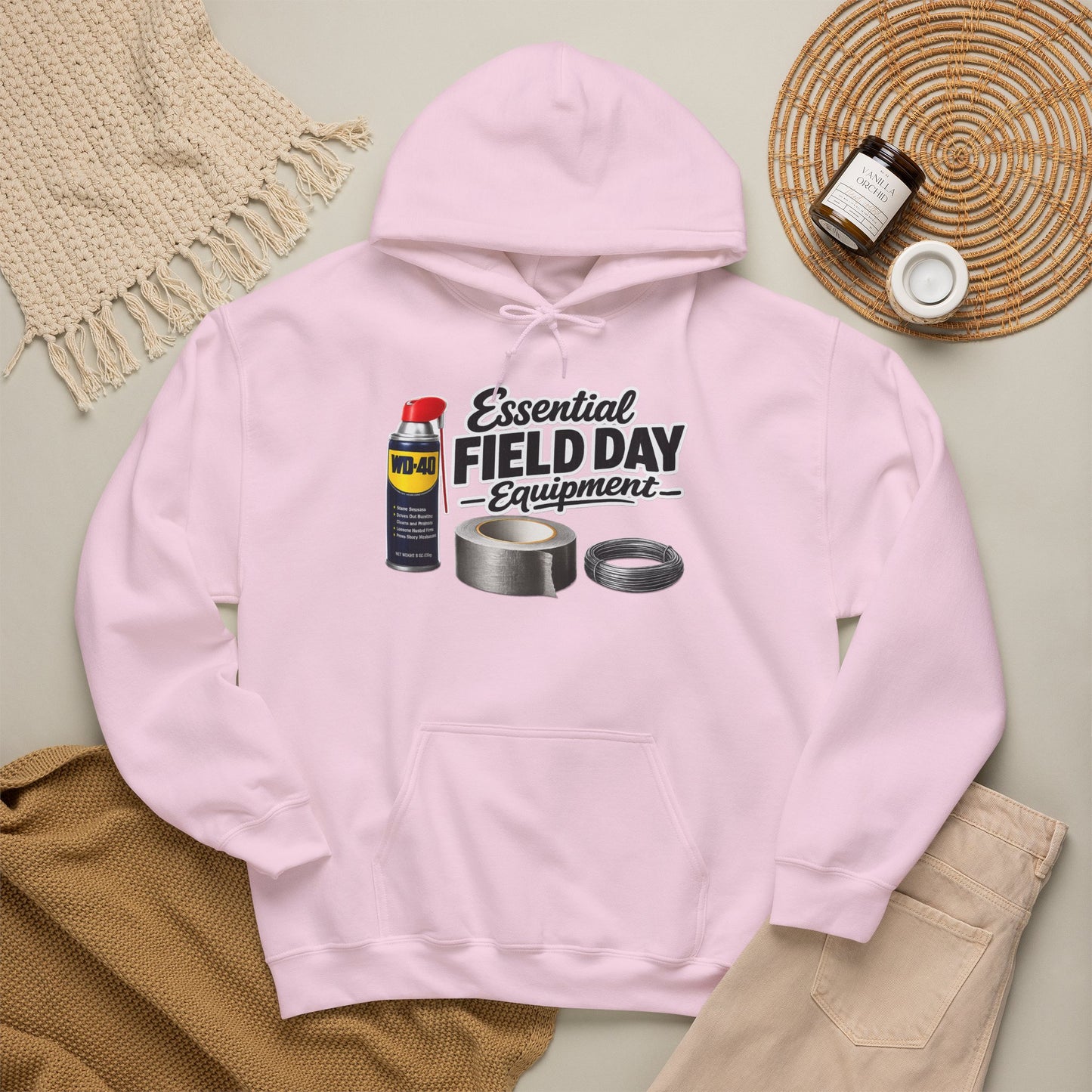 Essential Field Day Equipment Hoodie — Funny Field Day Sweatshirt