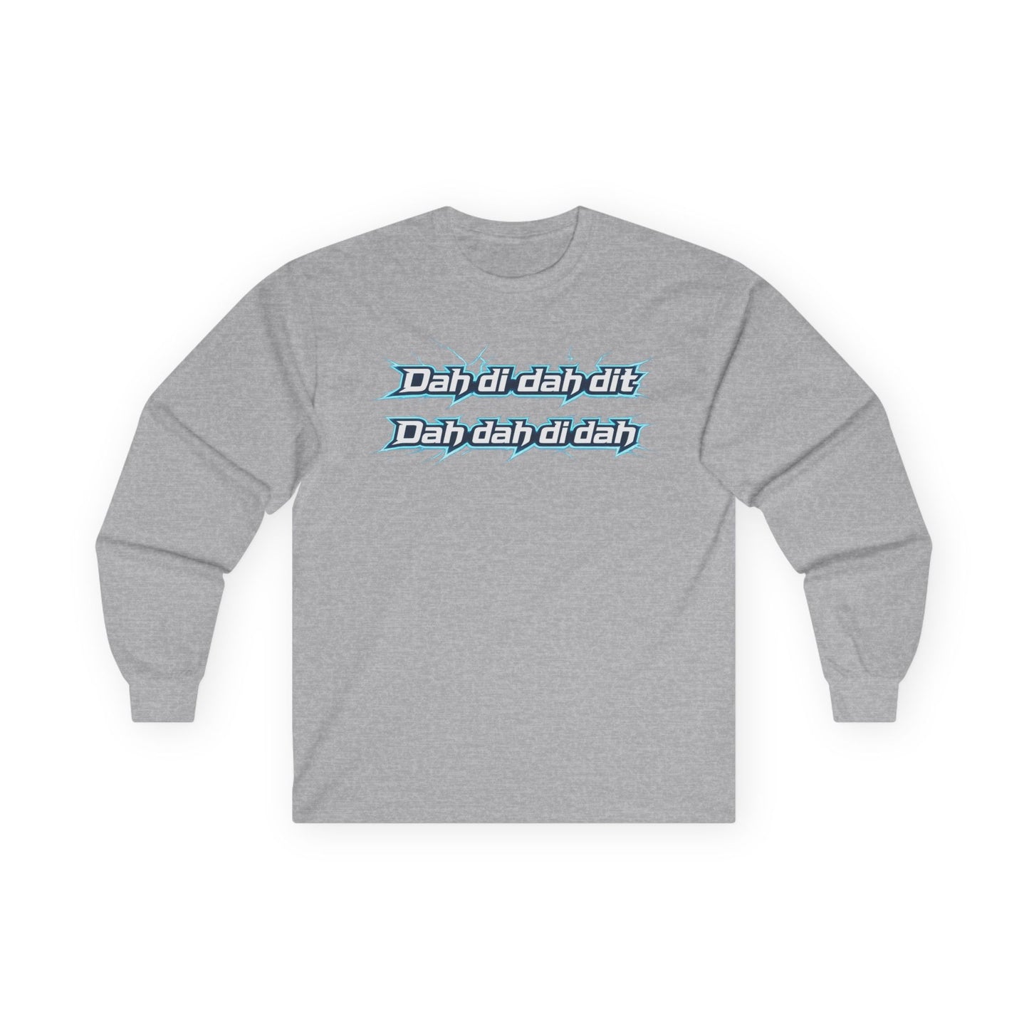 "Dah dih dah dit" Graphic Long Sleeve Tee