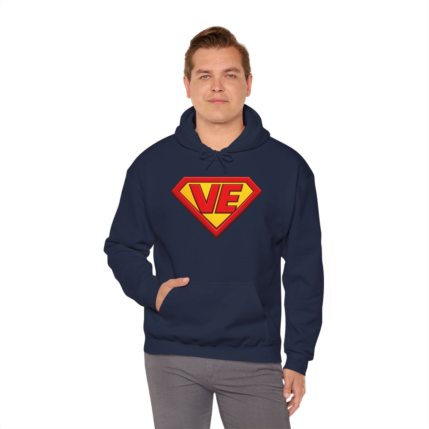 Volunteer Examiner Superhero Logo Hoodie