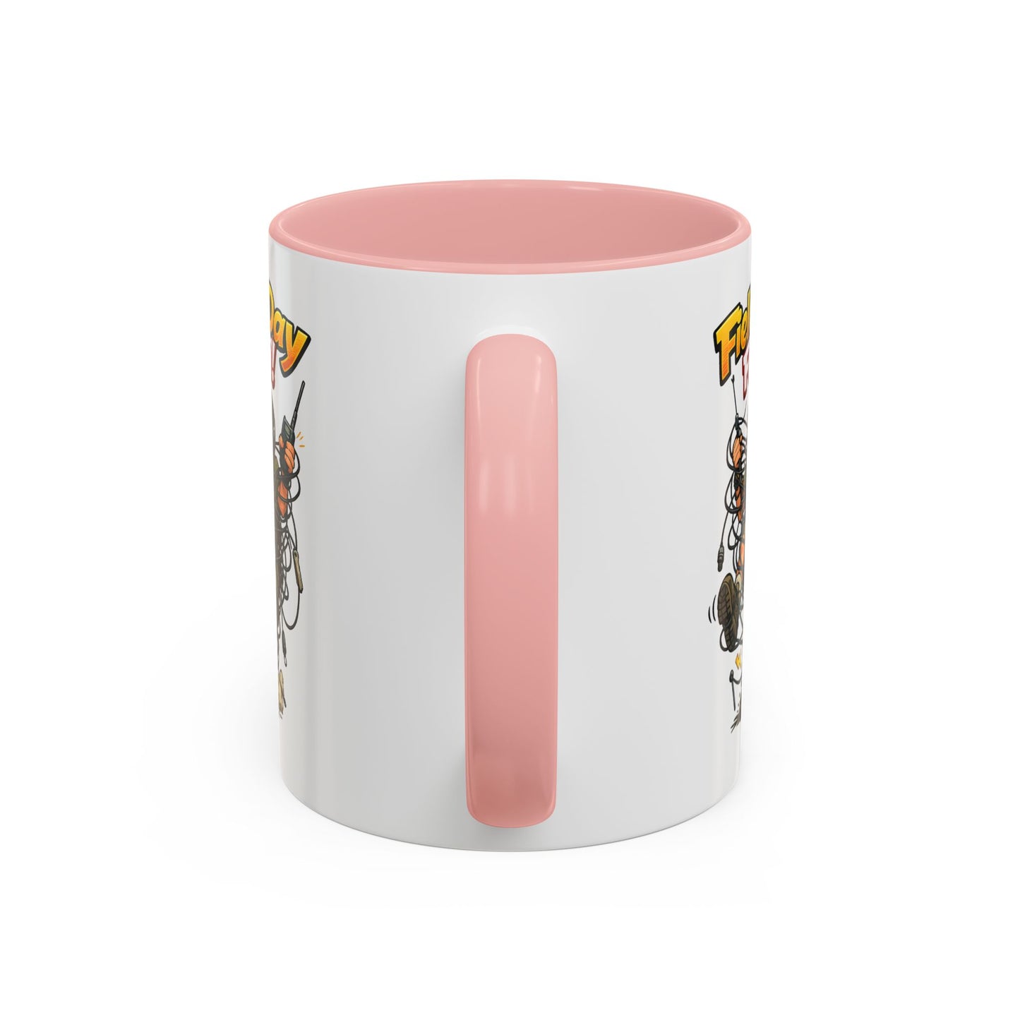 Field Day Fun! Accent Coffee Mug – Humorous Outdoor Adventure Ham Gift (11/15oz)