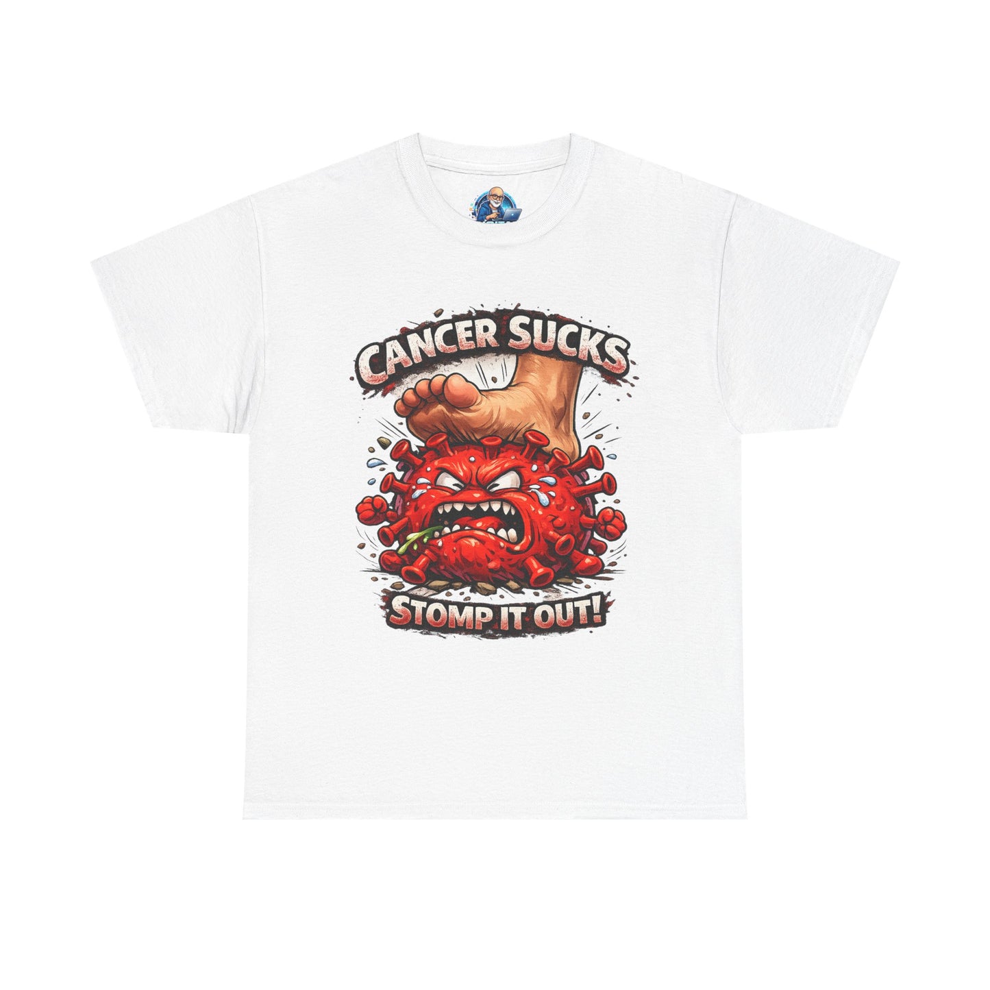 Cancer Sucks Tee — Stomp It Out Cancer Awareness T-Shirt