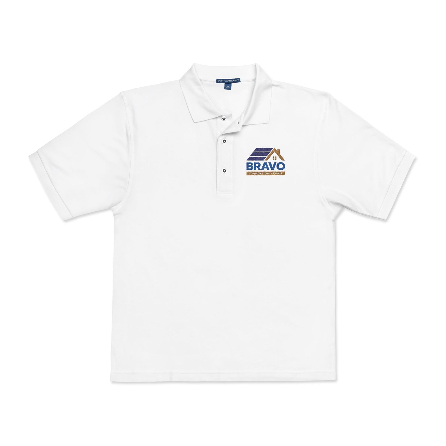 Bravo Construction Embroidered Polo Shirt
