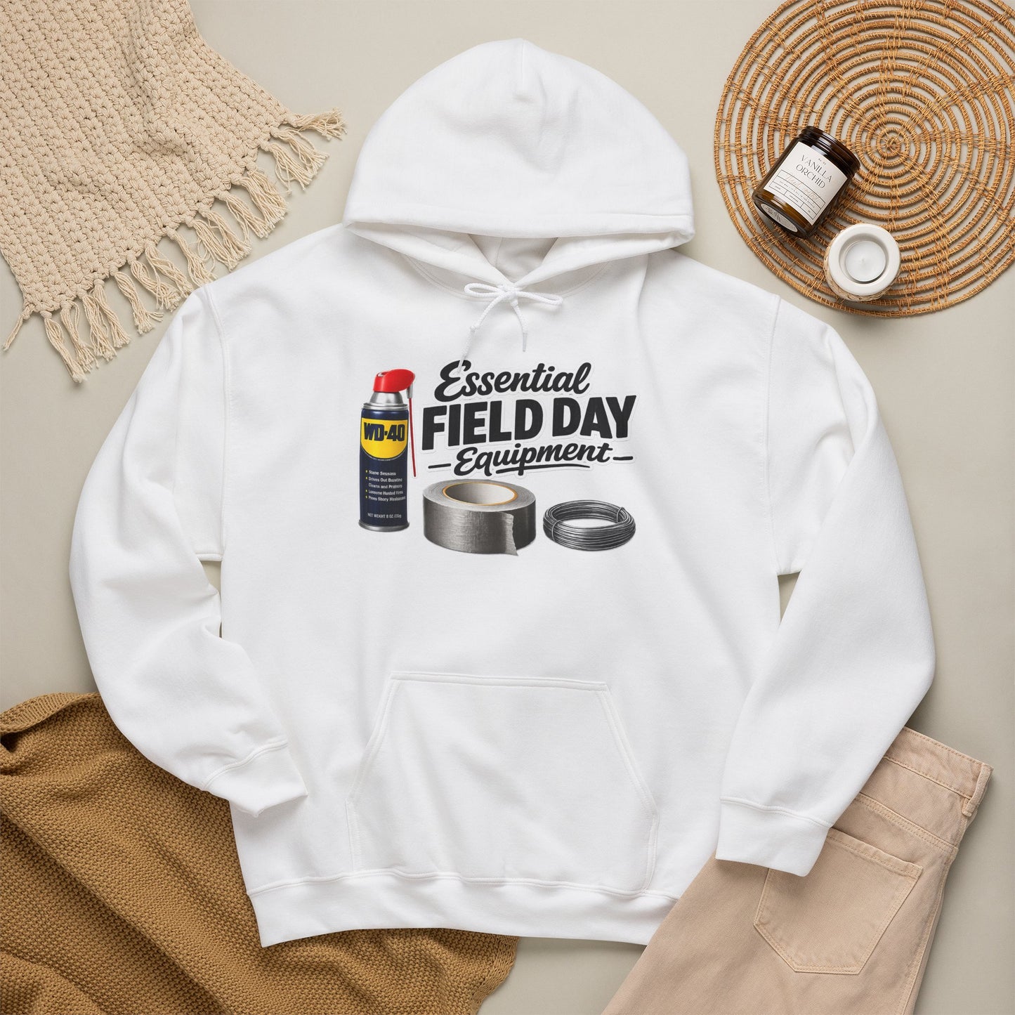 Essential Field Day Equipment Hoodie — Funny Field Day Sweatshirt