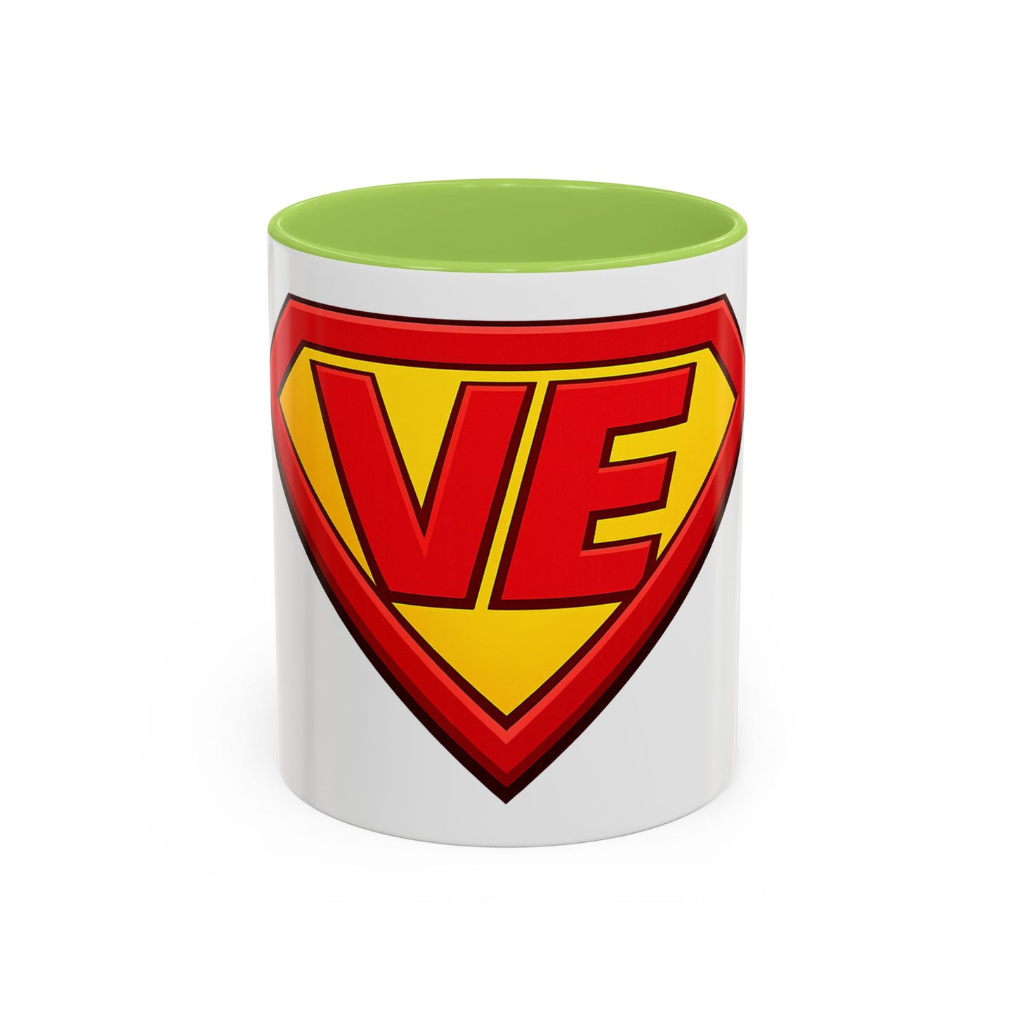 Volunteer Examiner Coffee Mug — Retro Superhero Design (11/15oz)