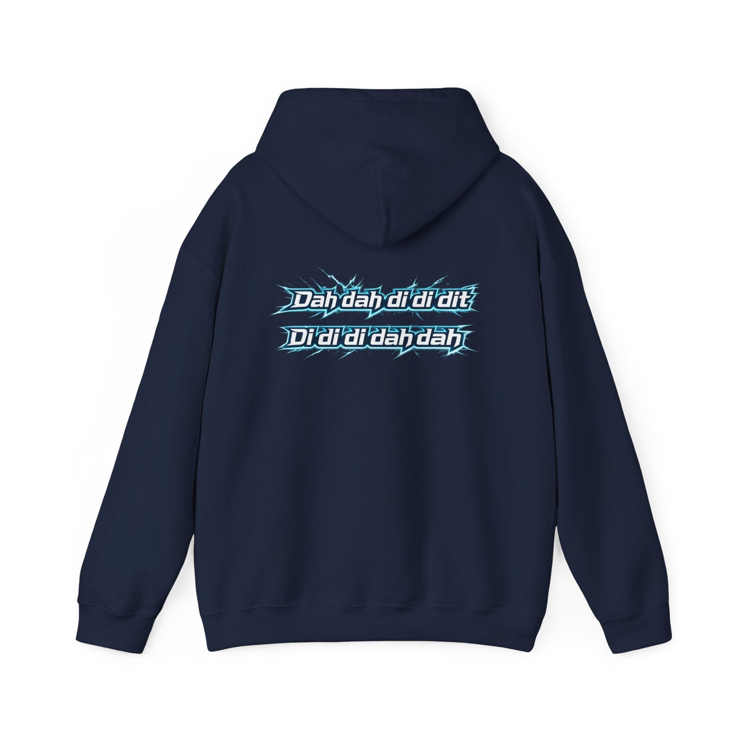Lyric Bubble Hoodie — 'Dah di dah di dit / Dah dah di dah' Retro Text Sweatshirt