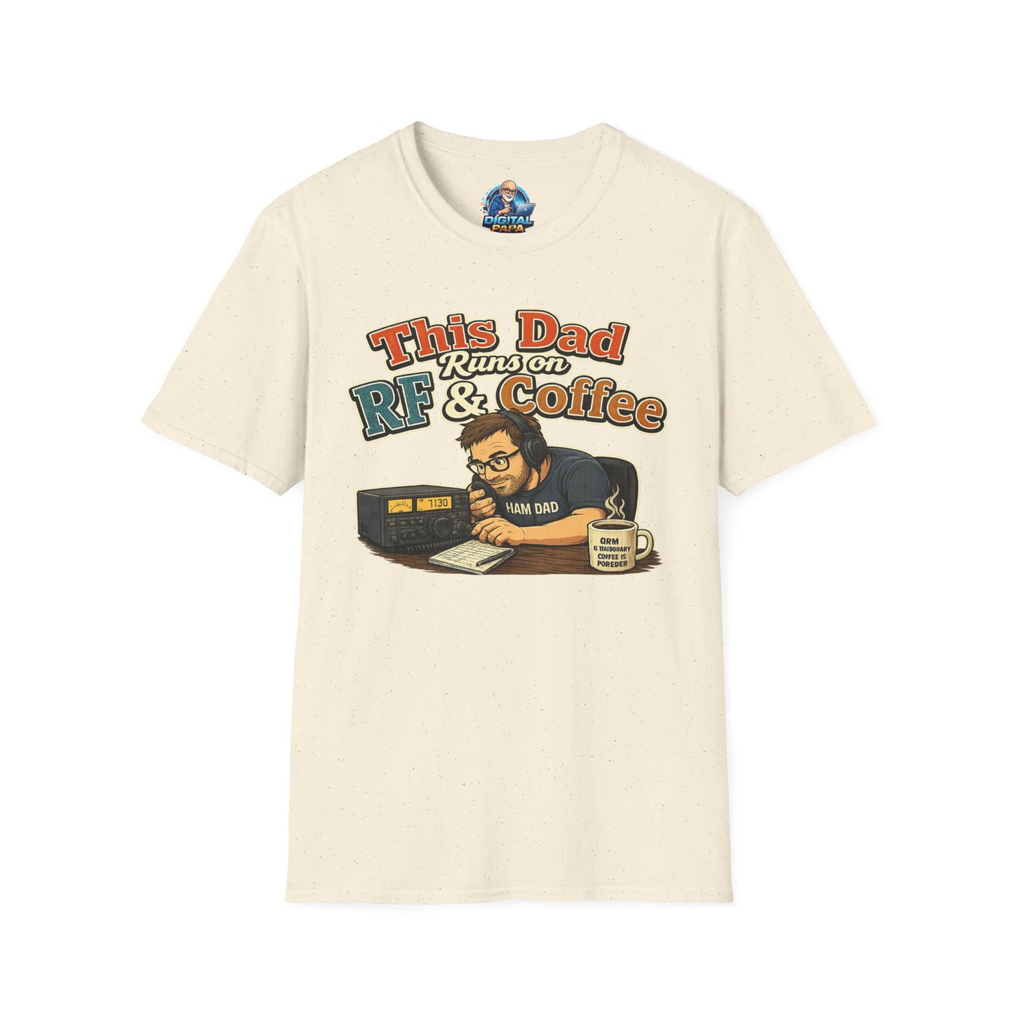 This Dad Runs on RF & Coffee T-Shirt