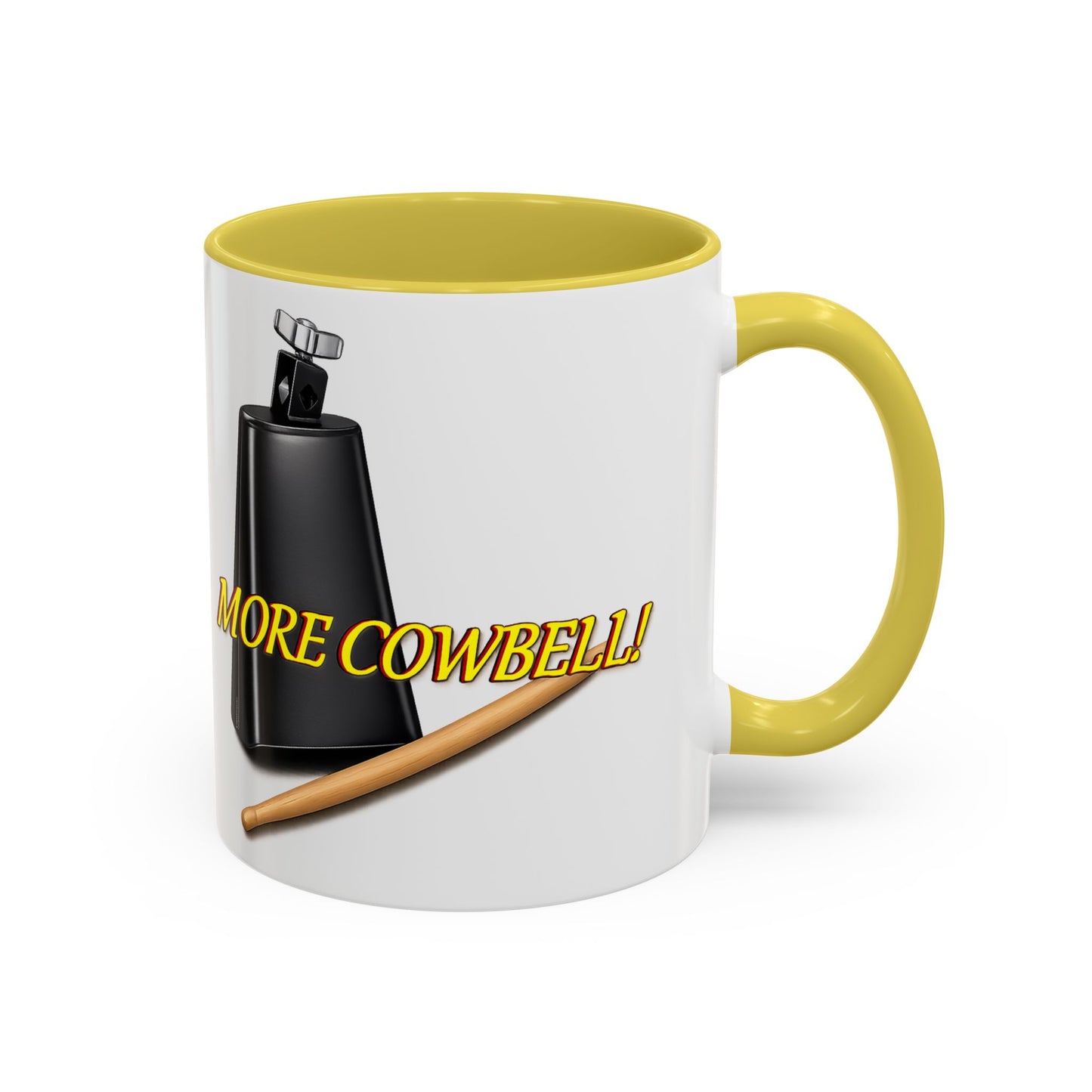 More Cowbell Mug — Funny Cowbell Coffee Cup (11oz/15oz)
