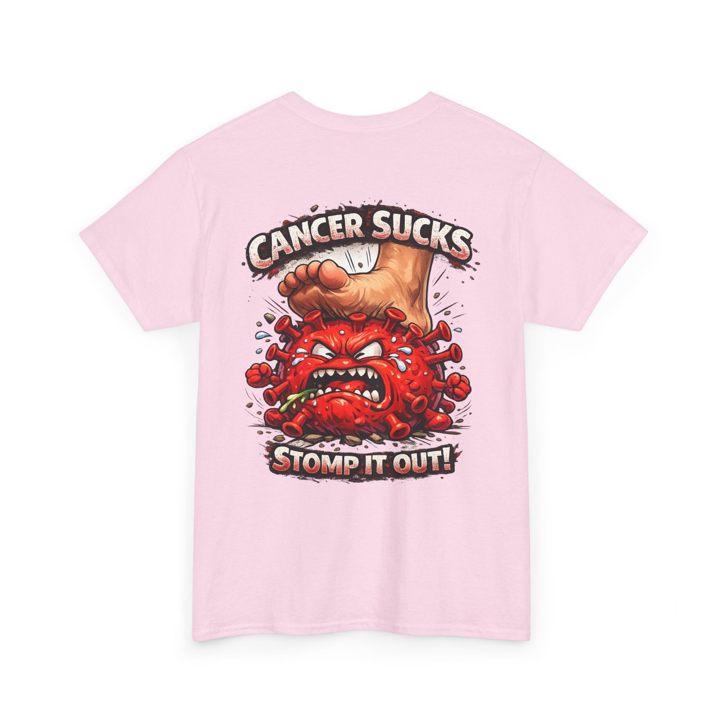 Cancer Sucks Tee — Stomp It Out Cancer Awareness T-Shirt