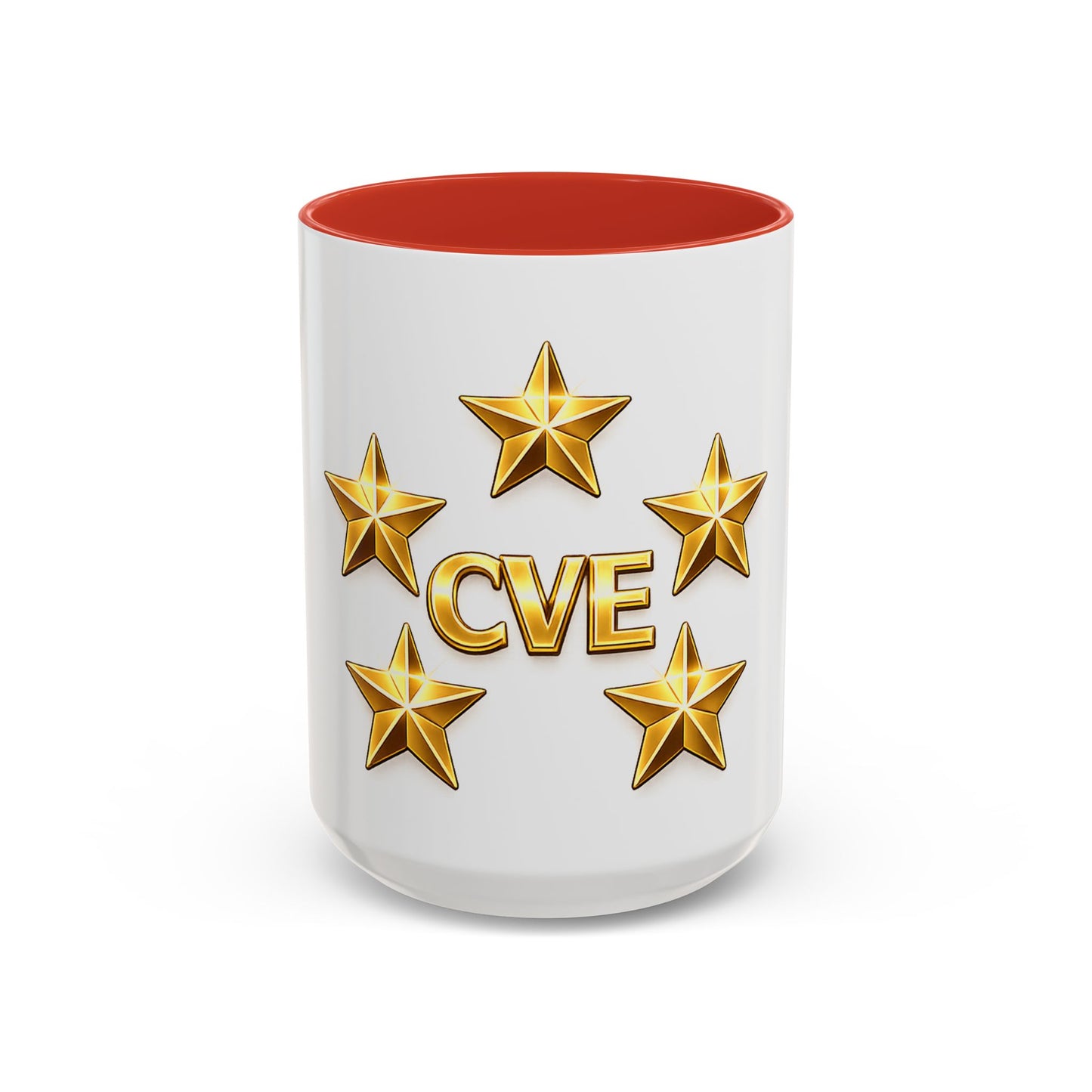 CVE Gold Star Coffee Mug — 11/15oz Accent Ceramic Mug