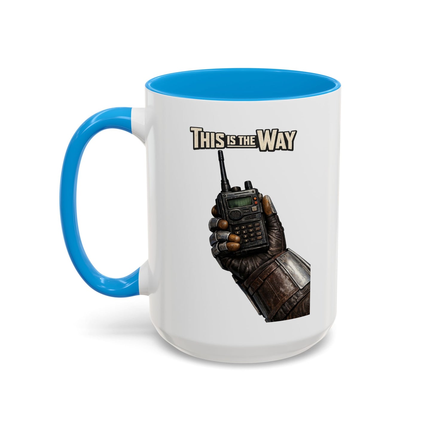 This Is The Way Mug — Mandalorian Radio Hand Coffee Cup (11oz & 15oz)