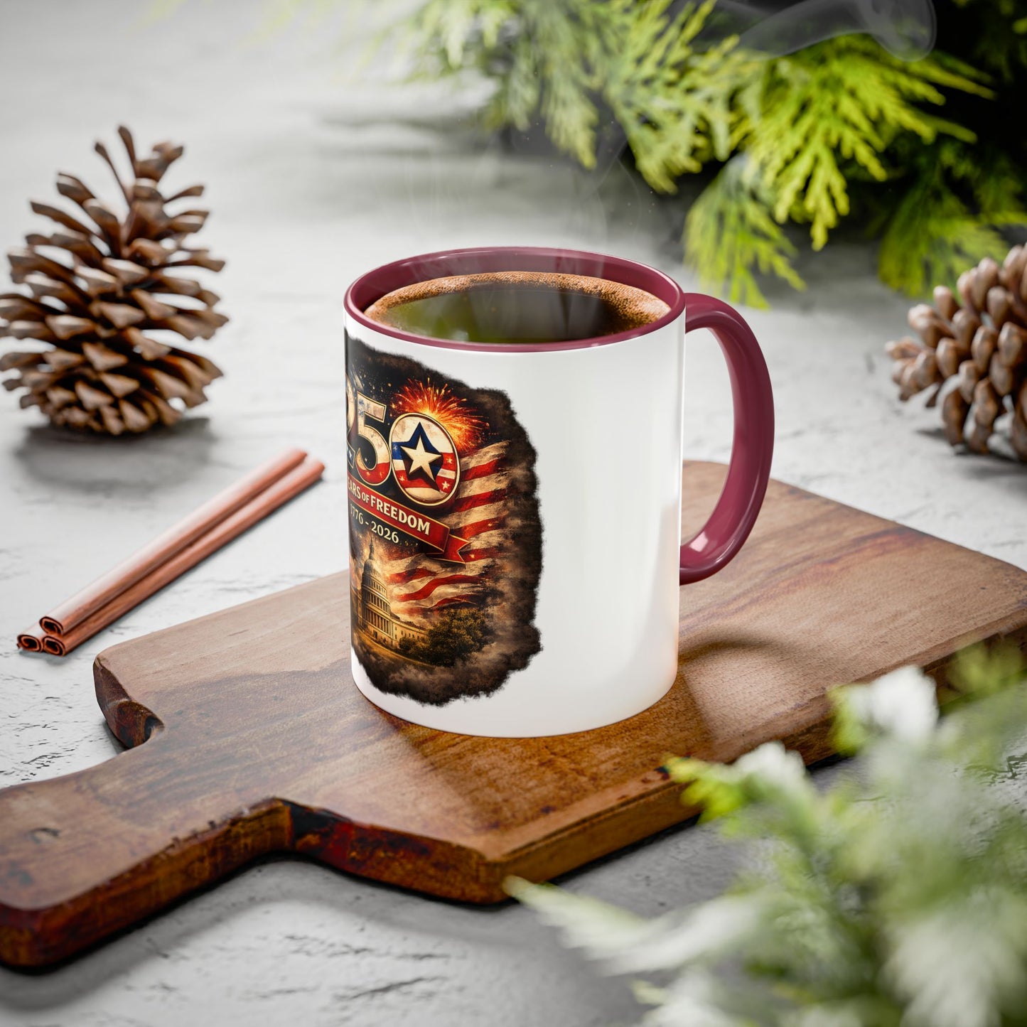 250 Years of Freedom 1776–2026 (11oz/15oz) Mug