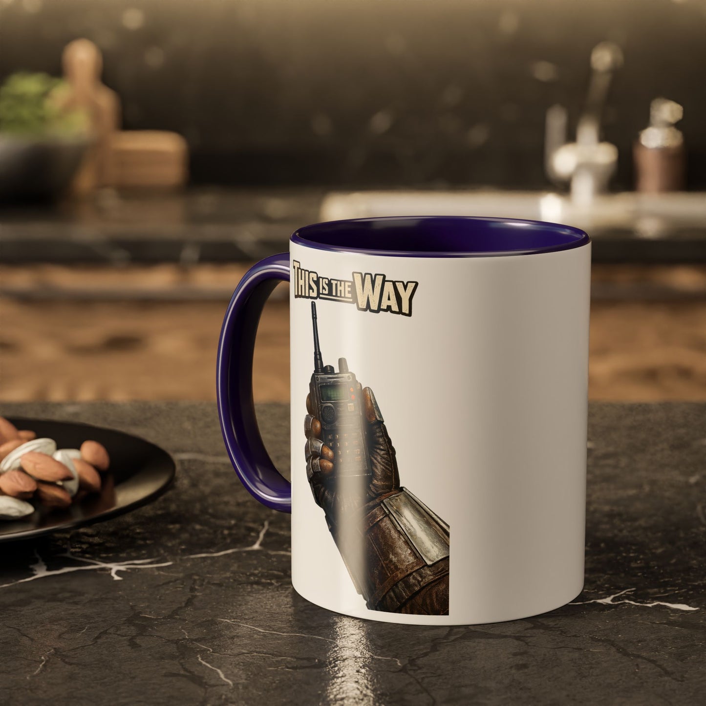 This Is The Way Mug — Mandalorian Radio Hand Coffee Cup (11oz & 15oz)