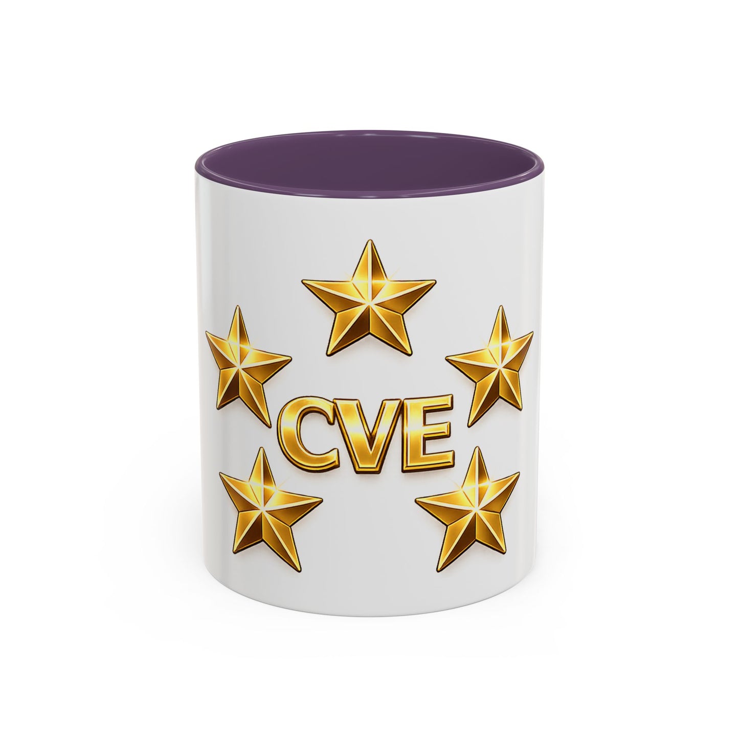 CVE Gold Star Coffee Mug — 11/15oz Accent Ceramic Mug