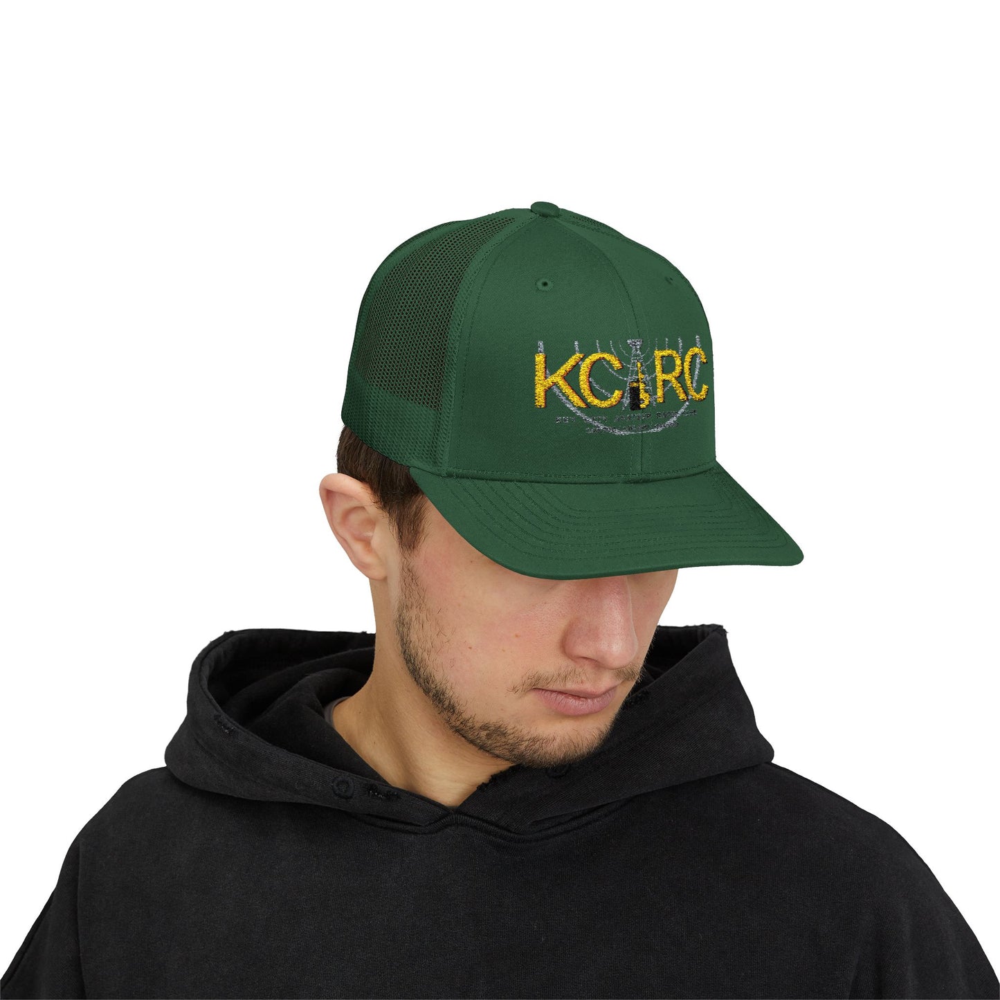 KCARC Embroidered Trucker Hat — Key City Amateur Radio Club Snapback