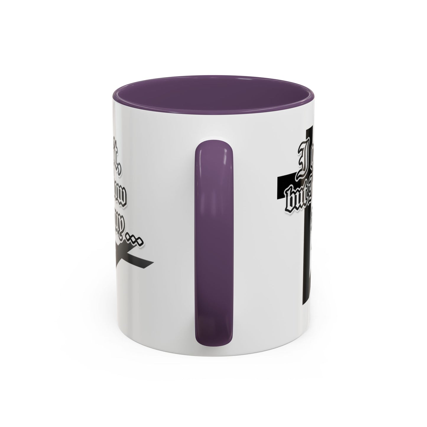 I Can't But I Know A Guy - Accent Coffee Mug (Funny Mechanic/Handyman Gift)