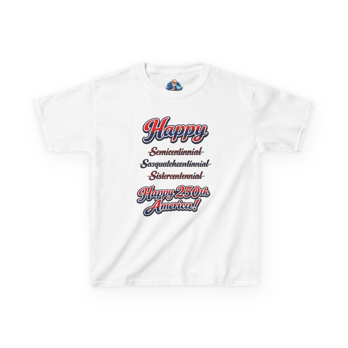 Kids Tee — Bold 250th Celebration Tee-Shirt