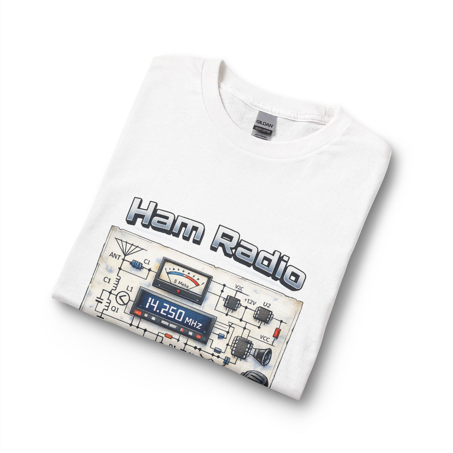 Ham Radio Long Sleeve Tee — “Ham Radio It’s own Language” Amateur Radio Shirt