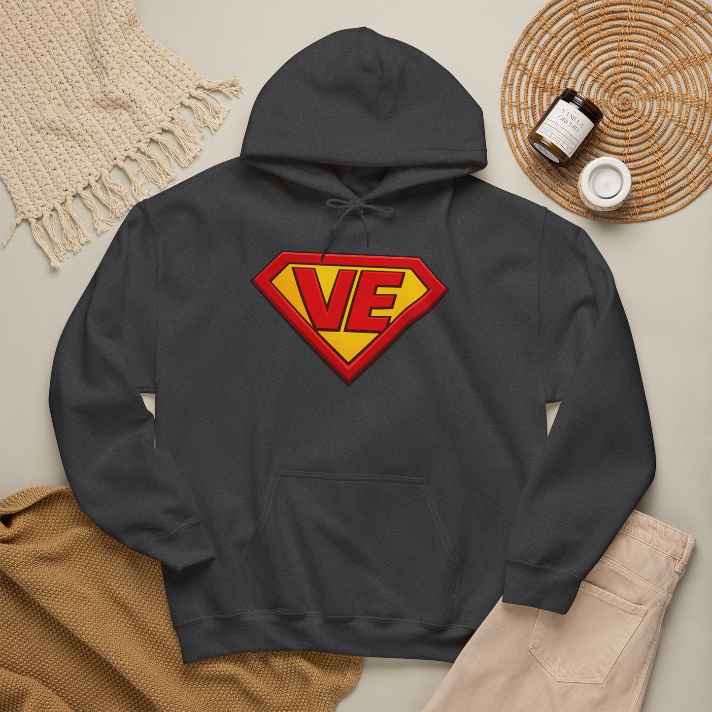 Volunteer Examiner Superhero Logo Hoodie