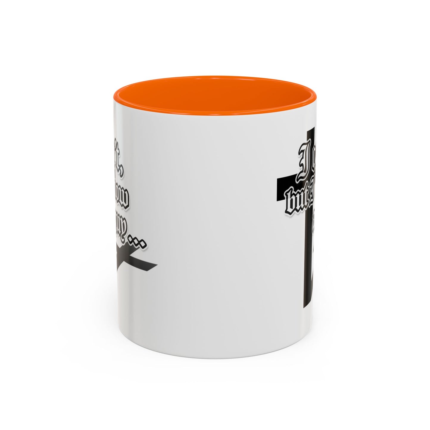 I Can't But I Know A Guy - Accent Coffee Mug (Funny Mechanic/Handyman Gift)