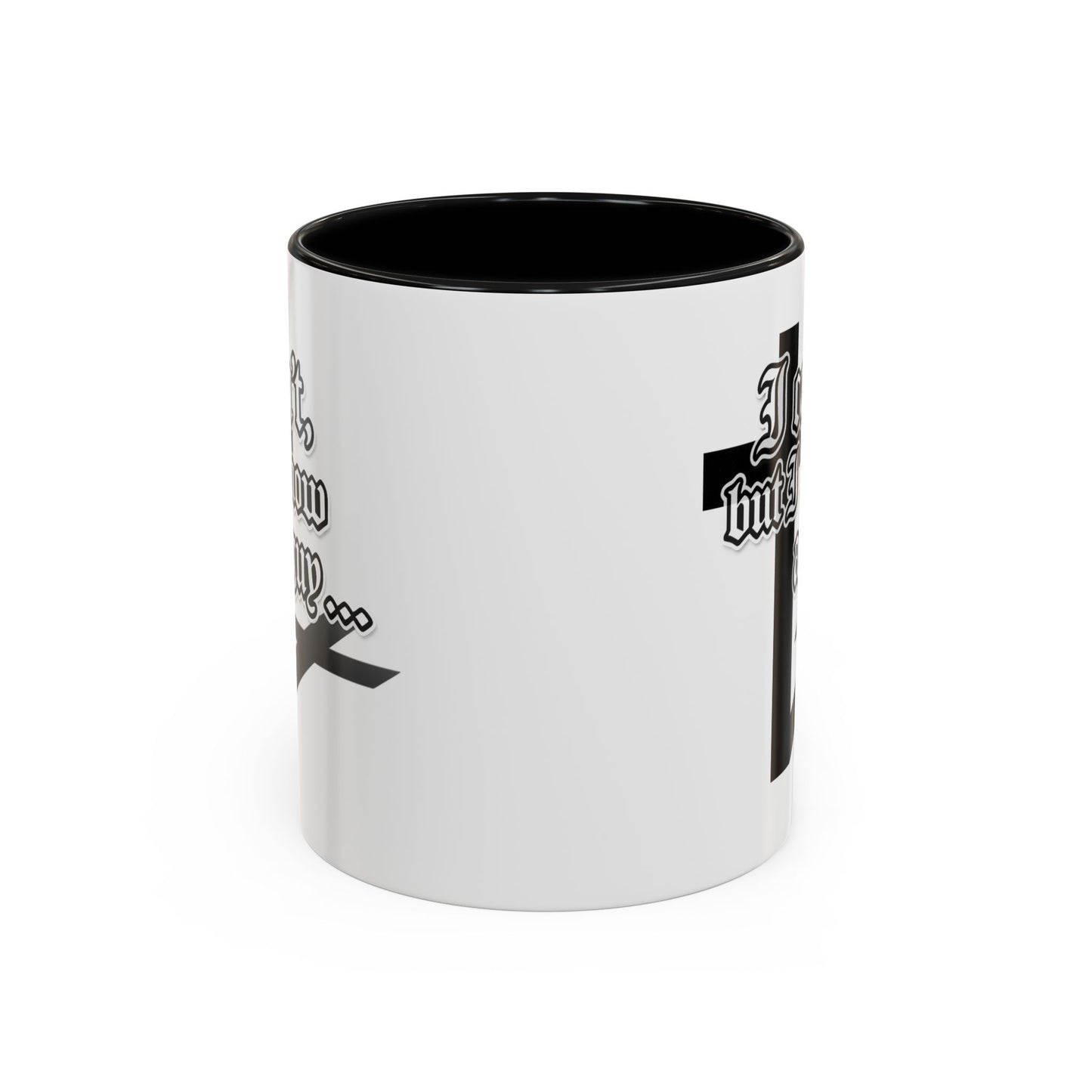 I Can't But I Know A Guy - Accent Coffee Mug (Funny Mechanic/Handyman Gift)