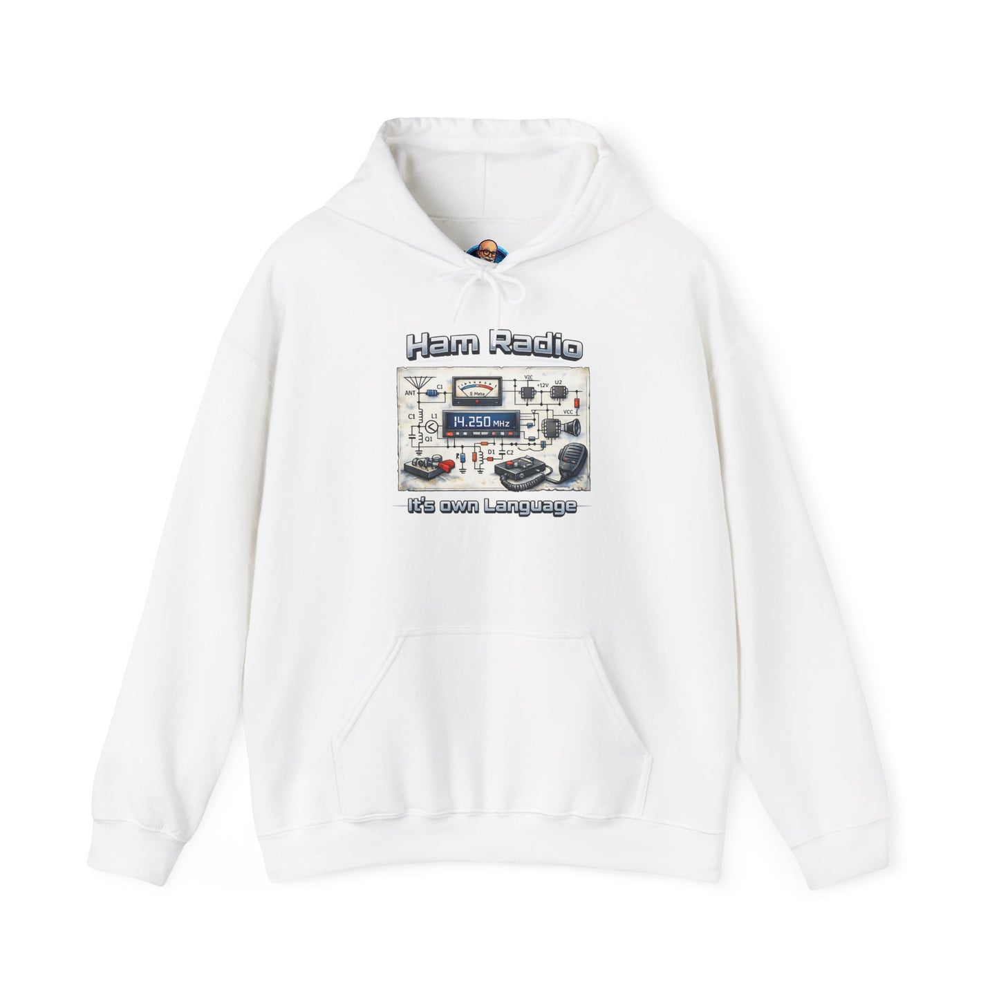 "Ham Radio: It's Our Language" Pullover for Amateur Radio Enthusiasts