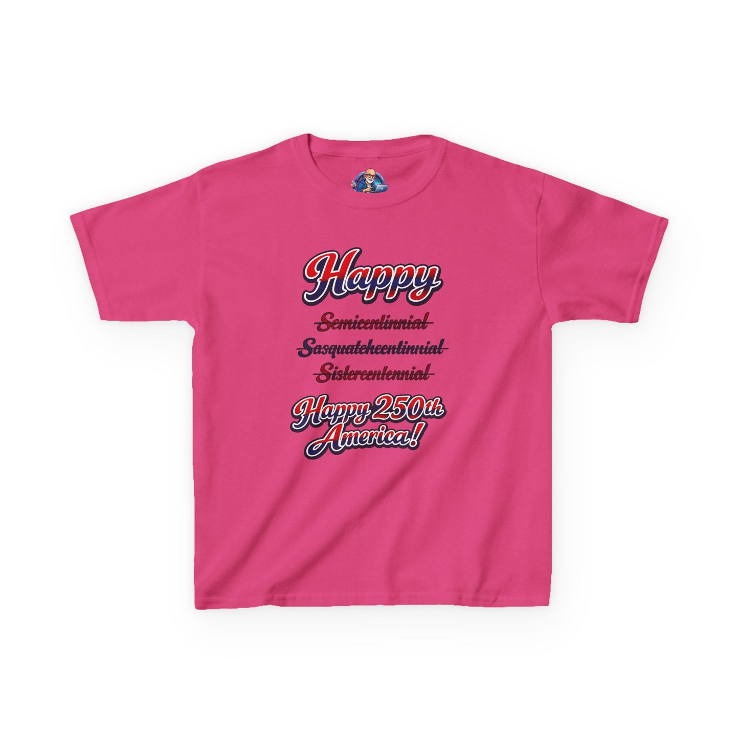 Kids Tee — Bold 250th Celebration Tee-Shirt