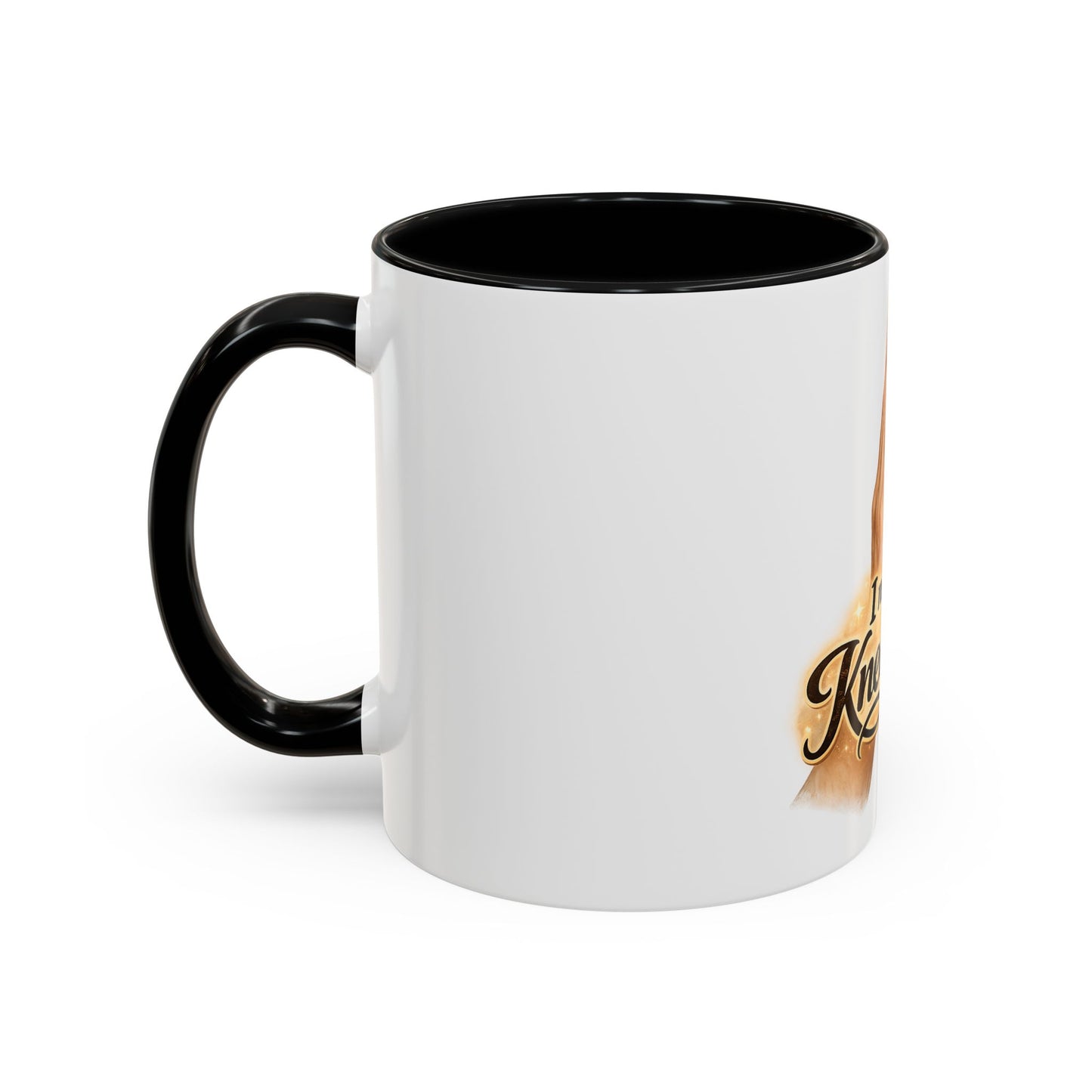I Need My Knee Time Prayer Coffee Mug — Religious Prayer Hands Accent Mug