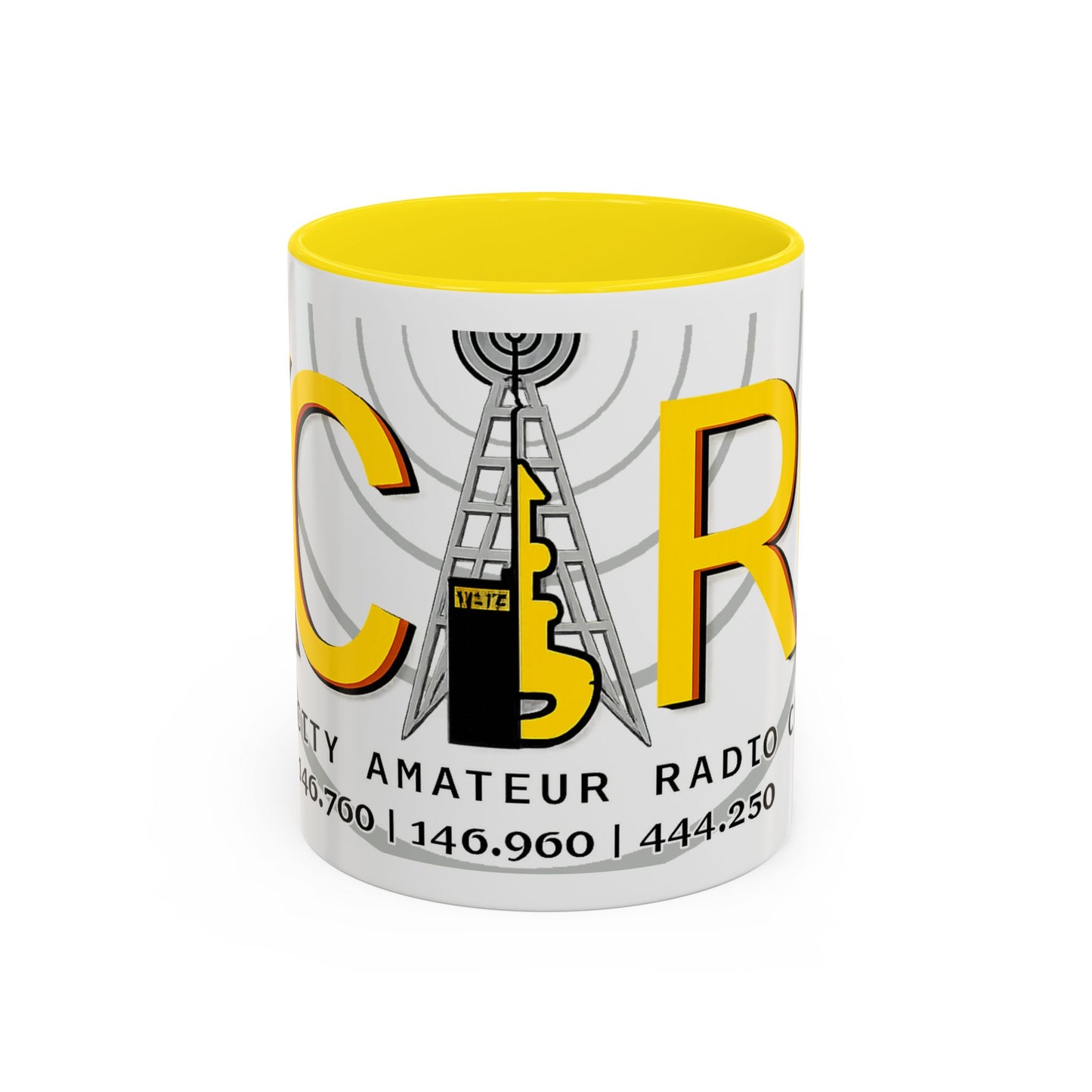 Key City Amateur Radio Club Accent Coffee Mug – Ham Radio Tower Logo (11oz & 15oz)