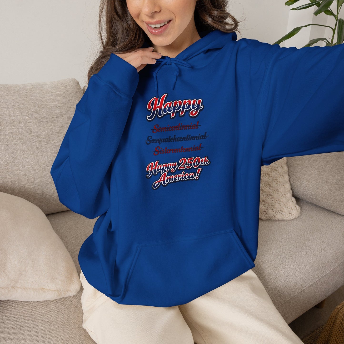Happiness Definition Hoodie – Retro Script Positive Quote Sweatshirt
