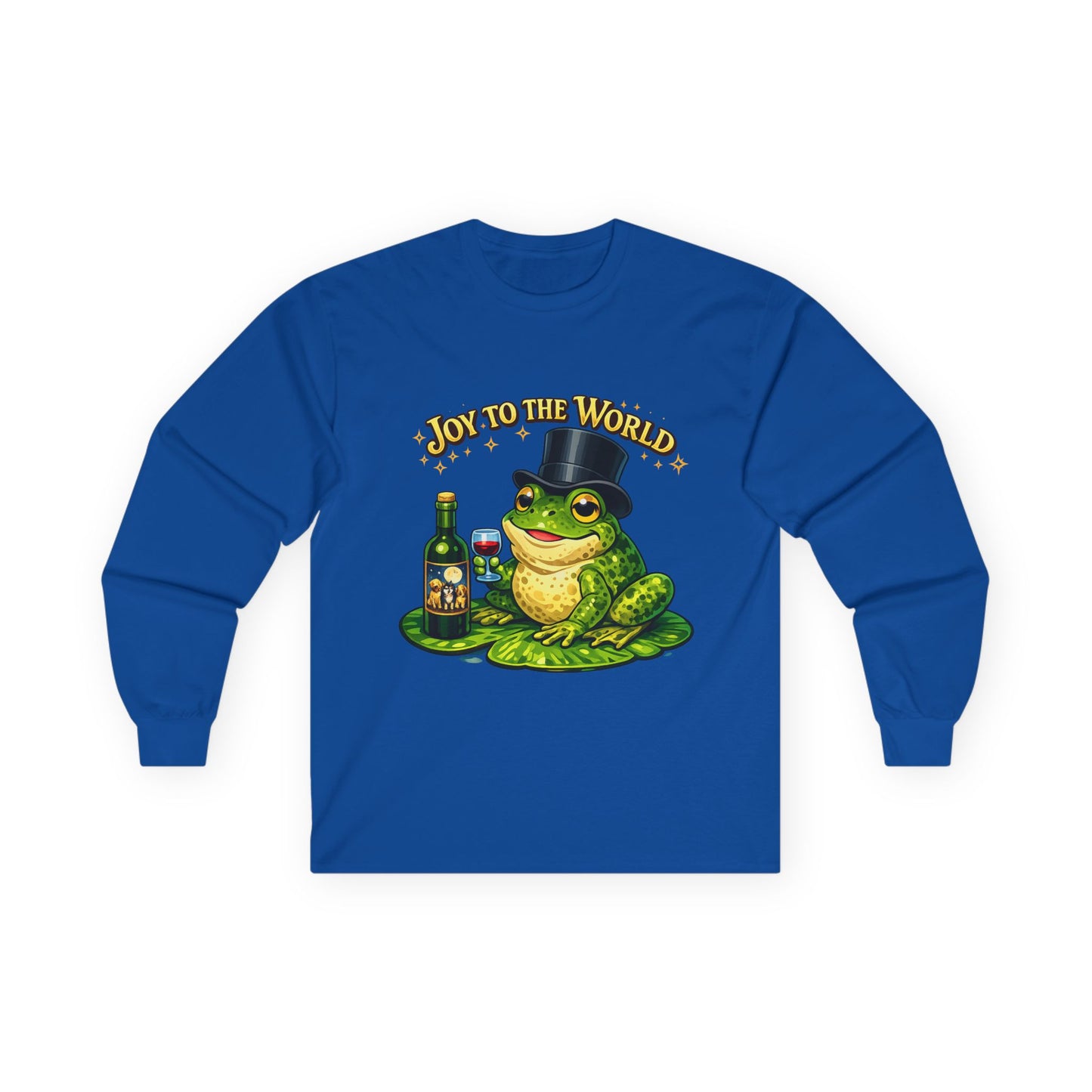 Joy to the World Frog Long Sleeve Tee