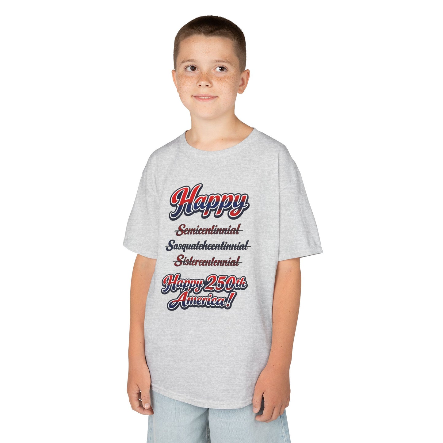 Kids Tee — Bold 250th Celebration Tee-Shirt