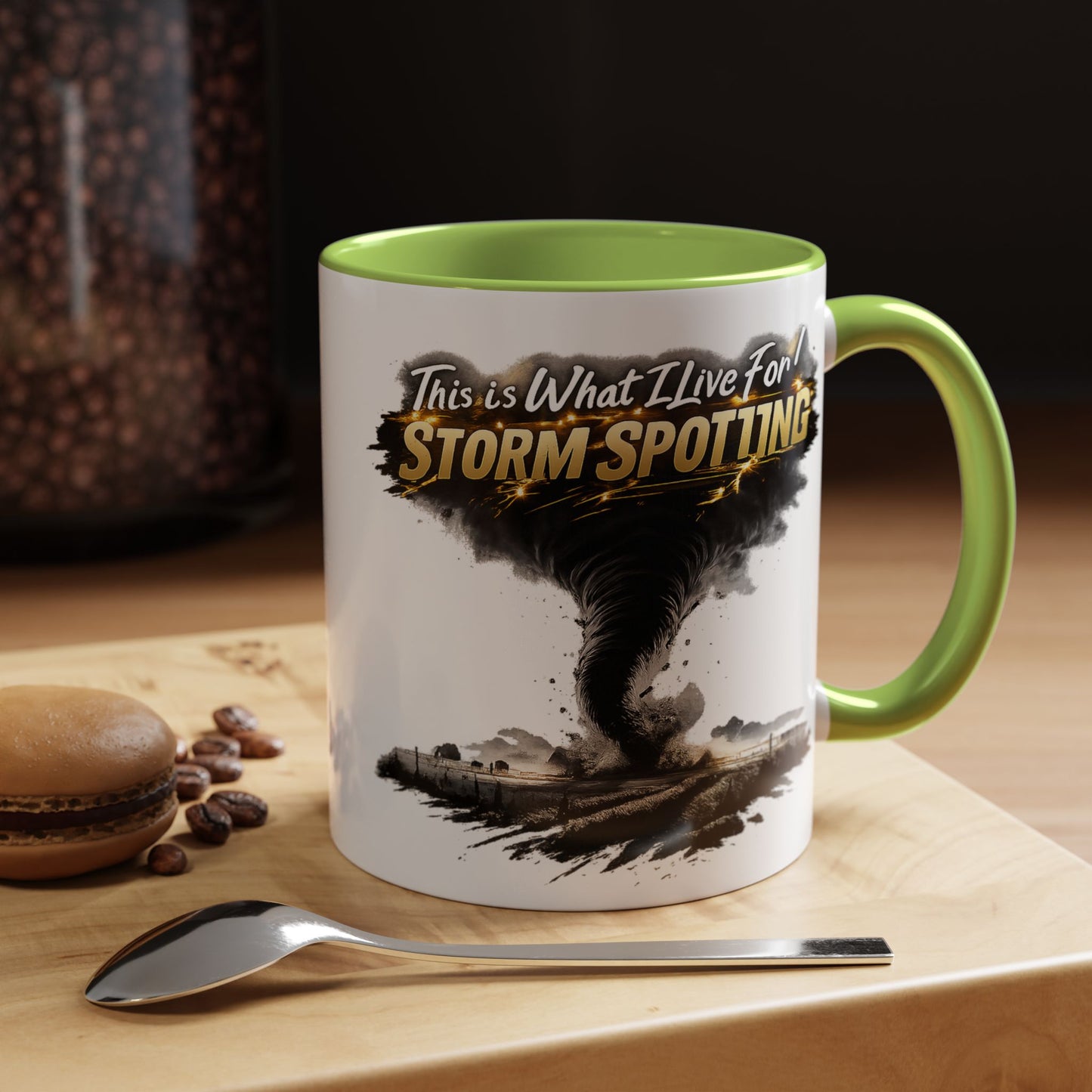 "This Is What I Live For" Storm Spotting Coffee Mug —Tornado Design (11/15oz)