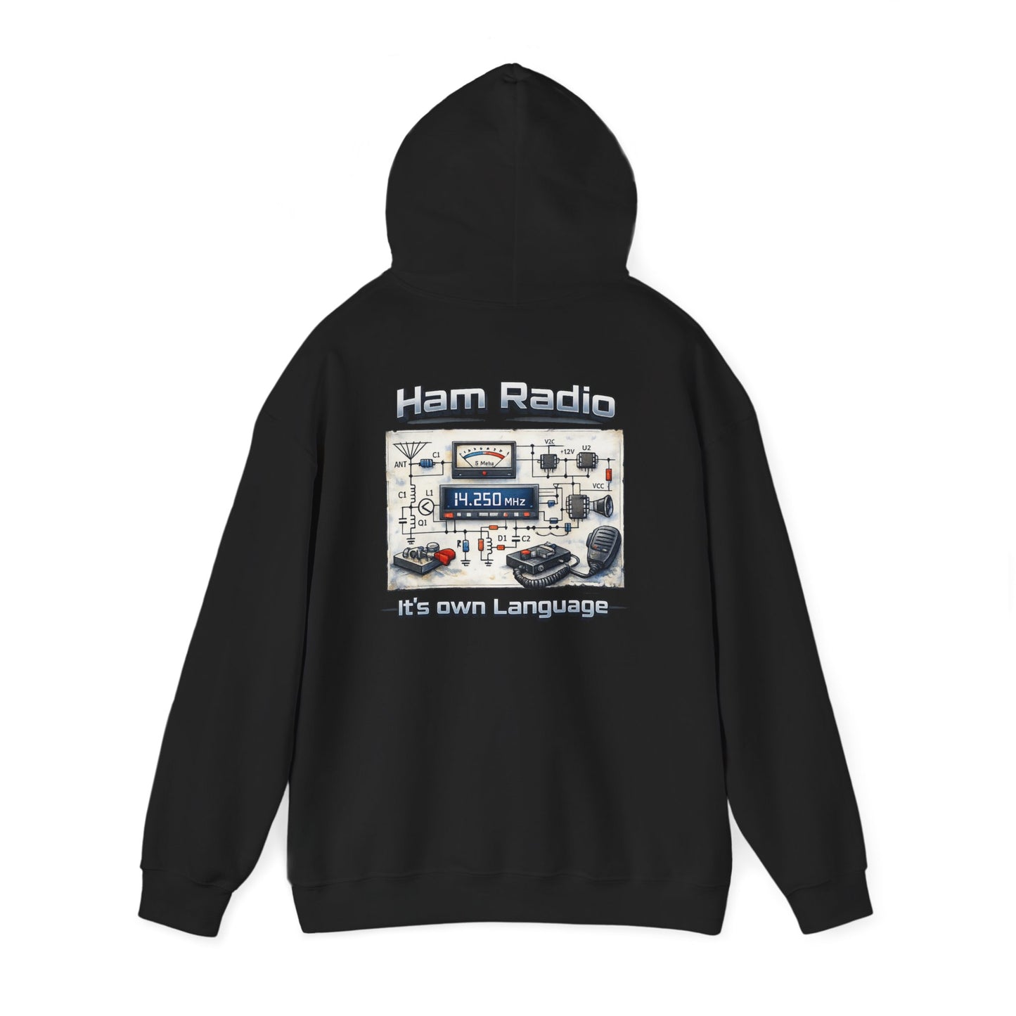 "Ham Radio: It's Our Language" Pullover for Amateur Radio Enthusiasts