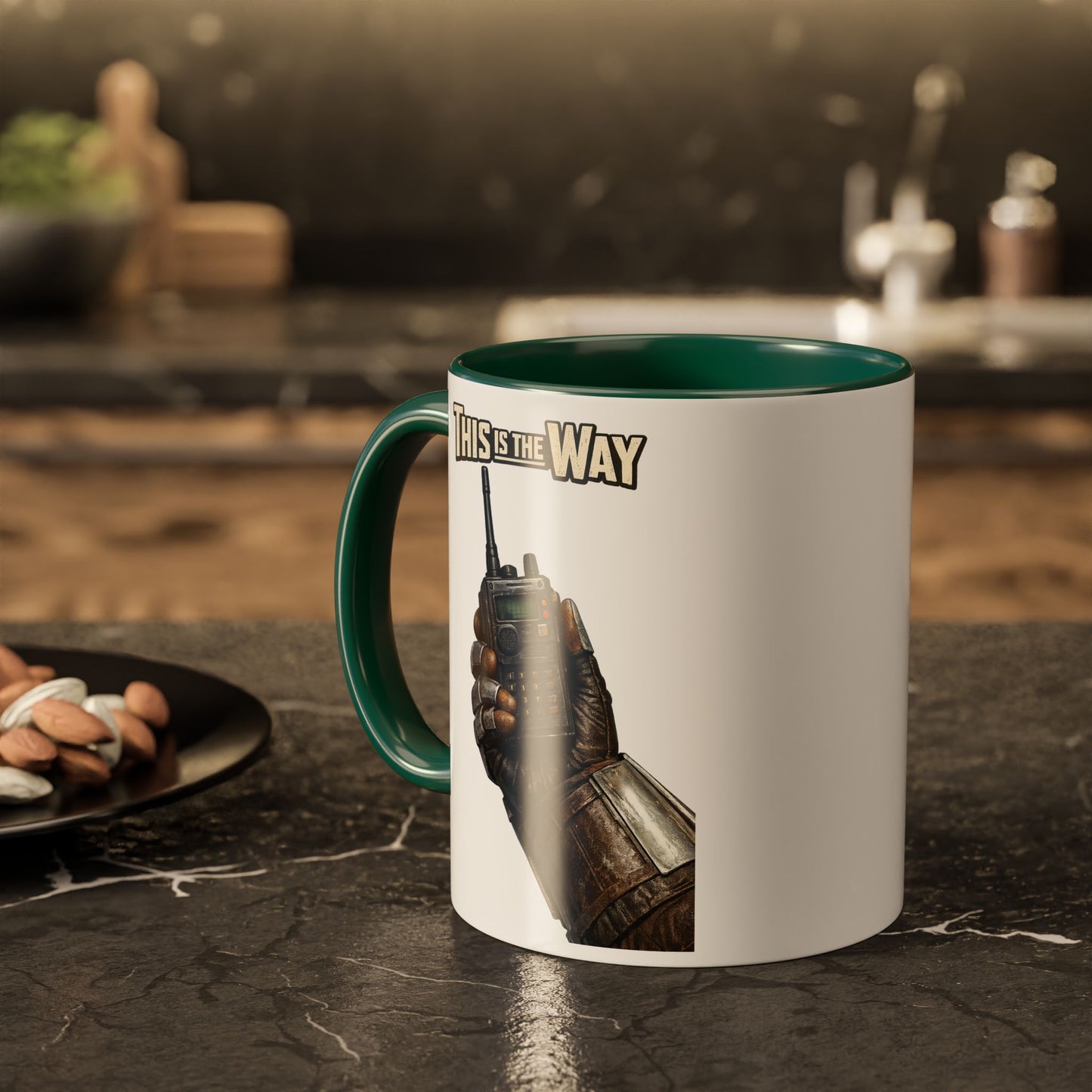 This Is The Way Mug — Mandalorian Radio Hand Coffee Cup (11oz & 15oz)