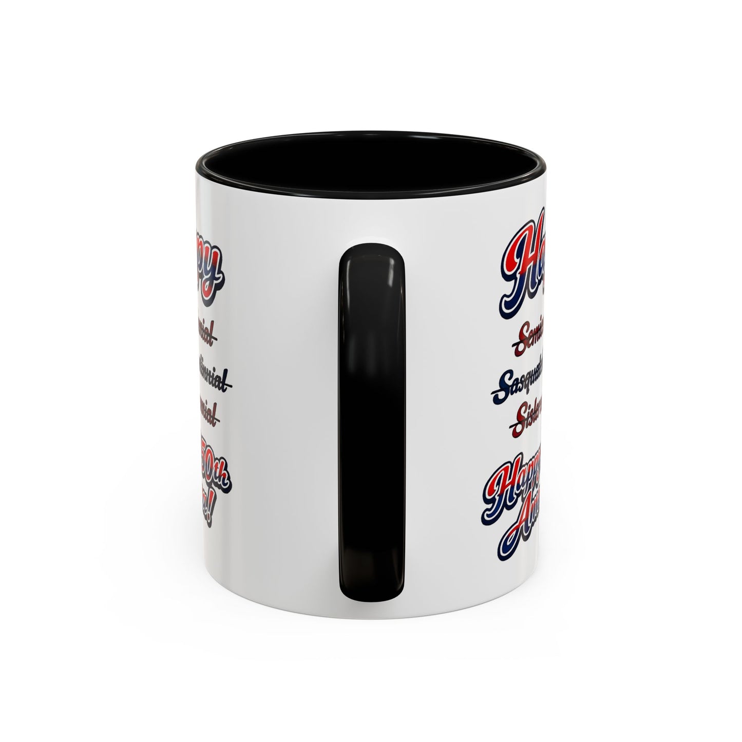 250th America Coffee Mug – "Happy 250th America!" Patriotic Accent Mug