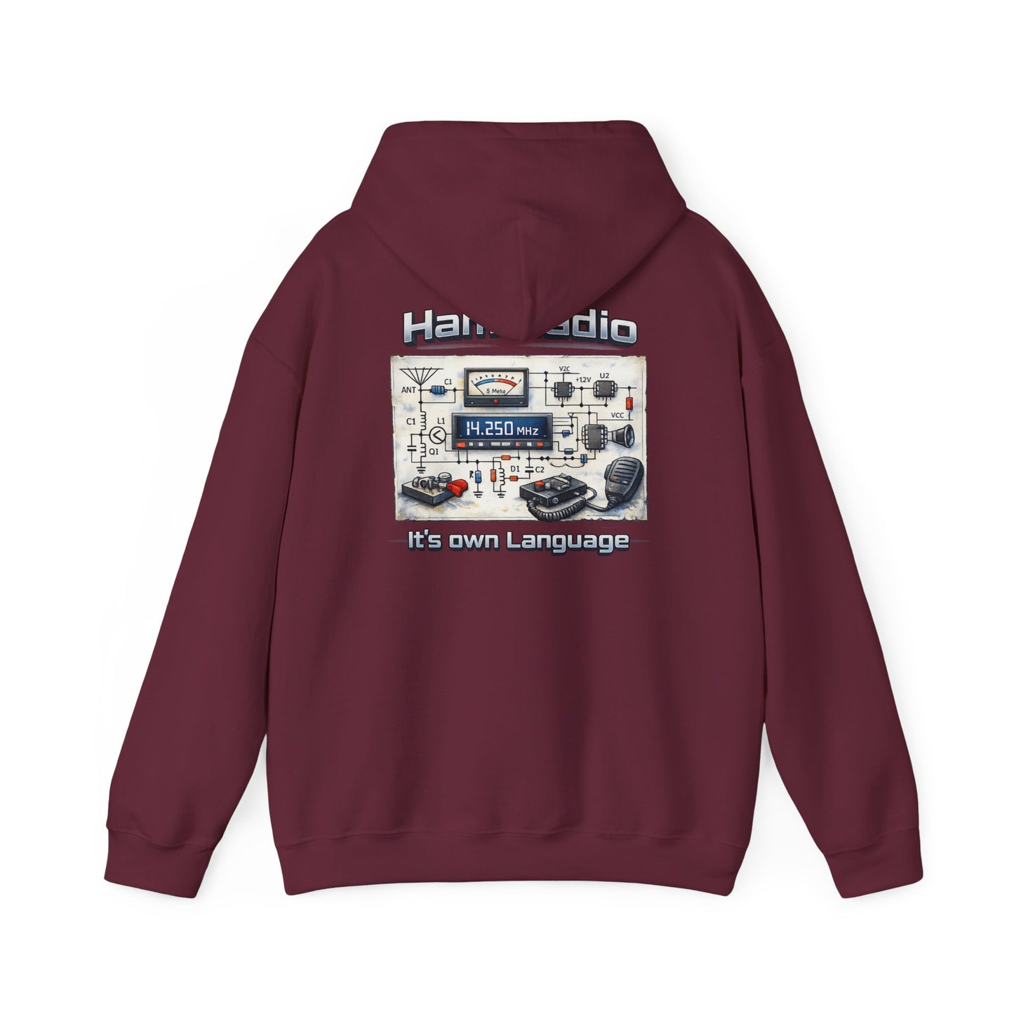 "Ham Radio: It's Our Language" Pullover for Amateur Radio Enthusiasts
