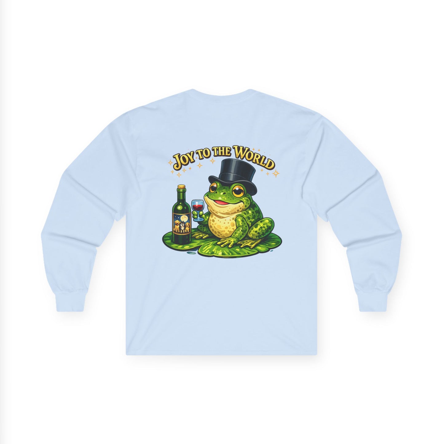Joy to the World Frog Long Sleeve Tee