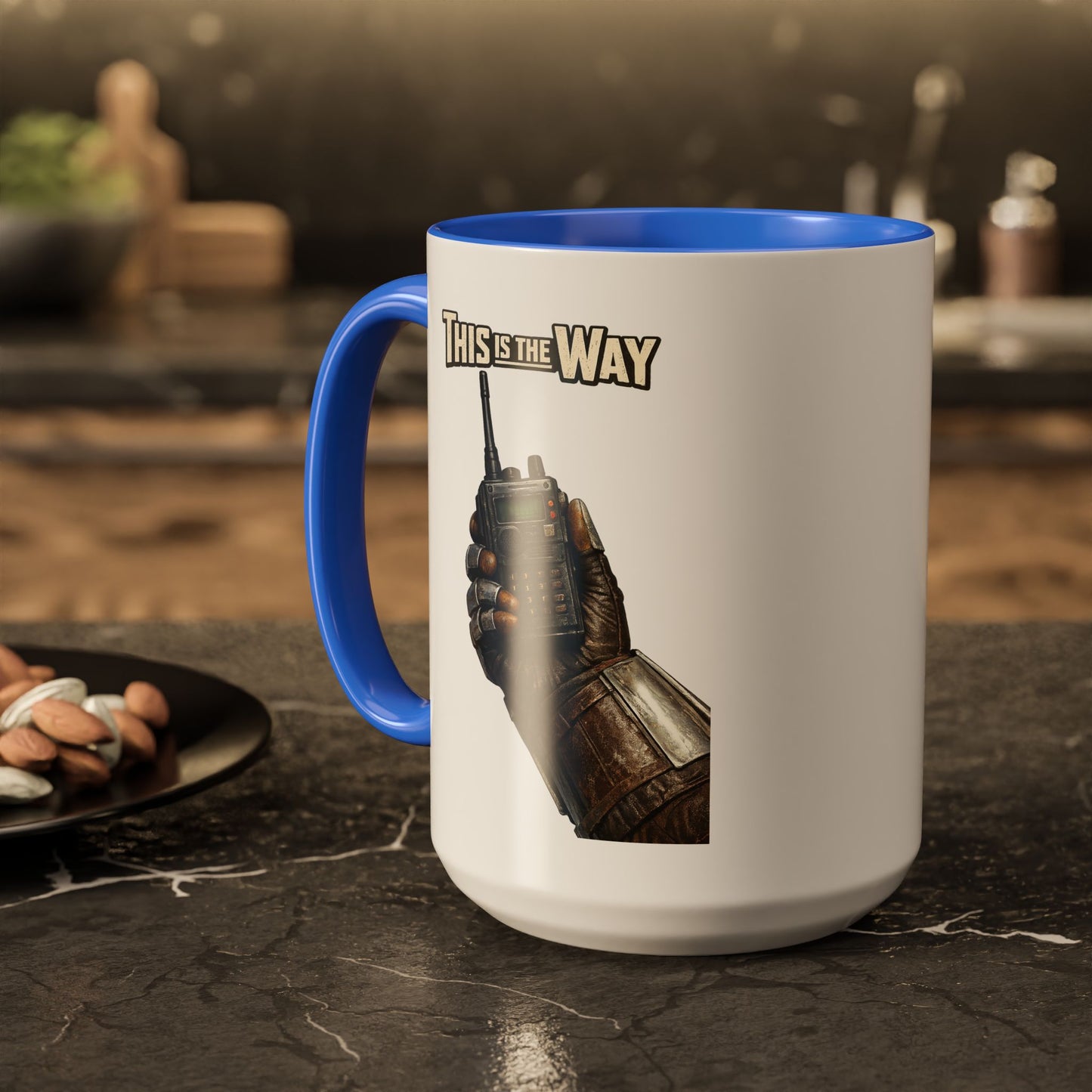 This Is The Way Mug — Mandalorian Radio Hand Coffee Cup (11oz & 15oz)