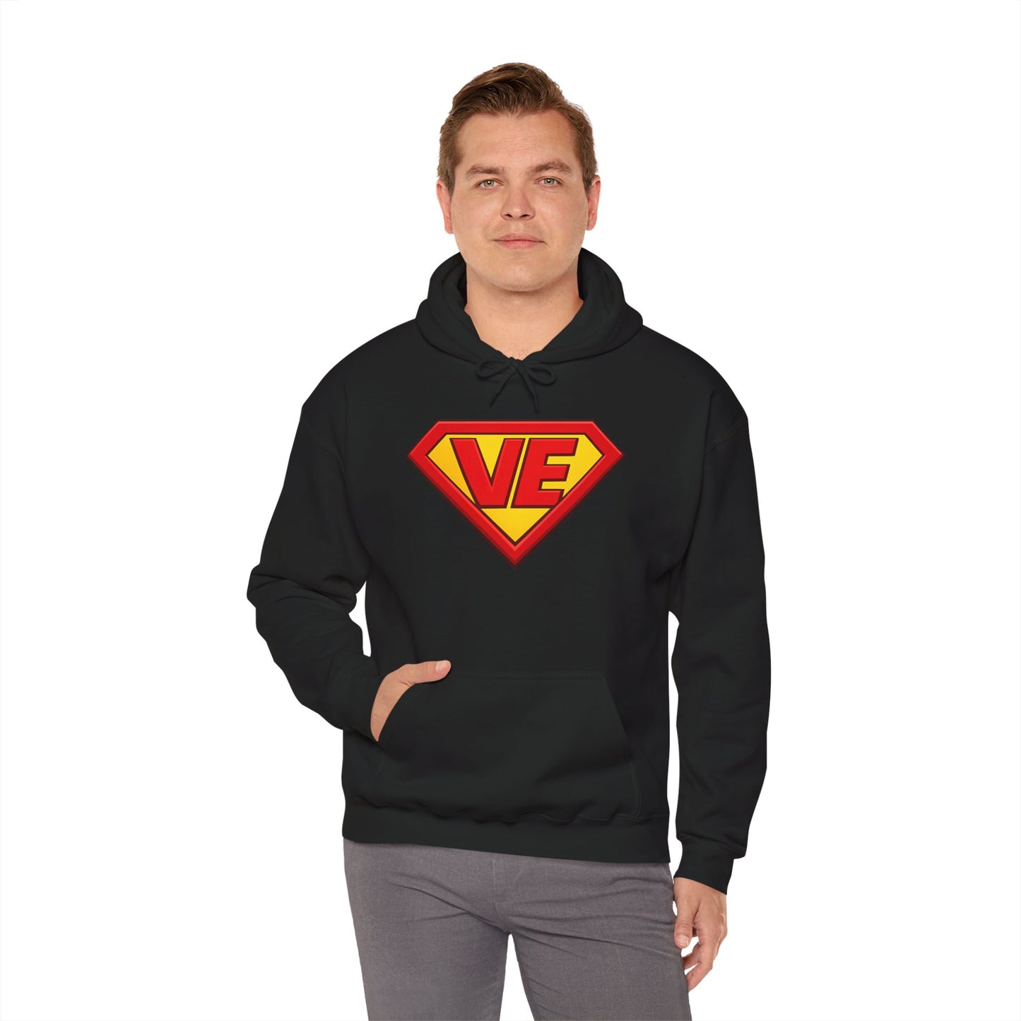 Volunteer Examiner Superhero Logo Hoodie