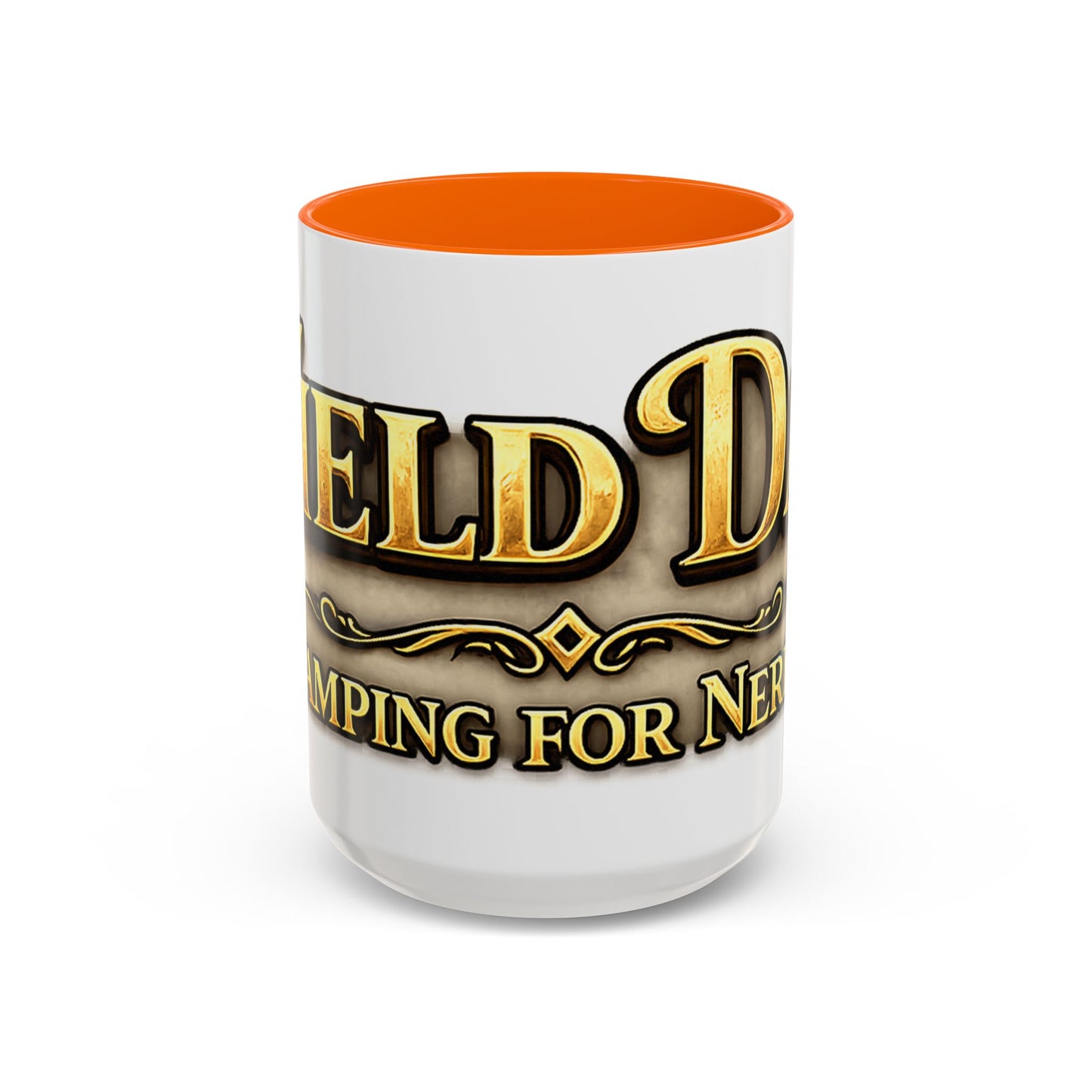 Field Day Coffee Mug — Funny ‘Camping for Nerds’ Gamer & Fantasy Fan Gift (11/15oz Accent Mug)