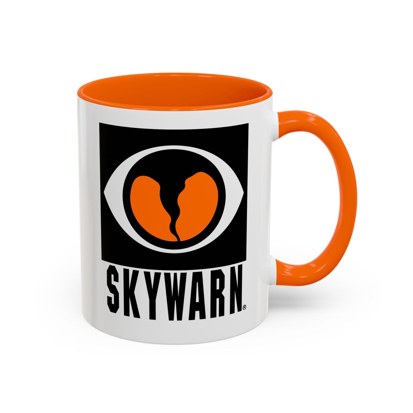 Skywarn Logo Accent Coffee Mug – Storm Spotter Weather Enthusiast Gift 11oz or 15oz