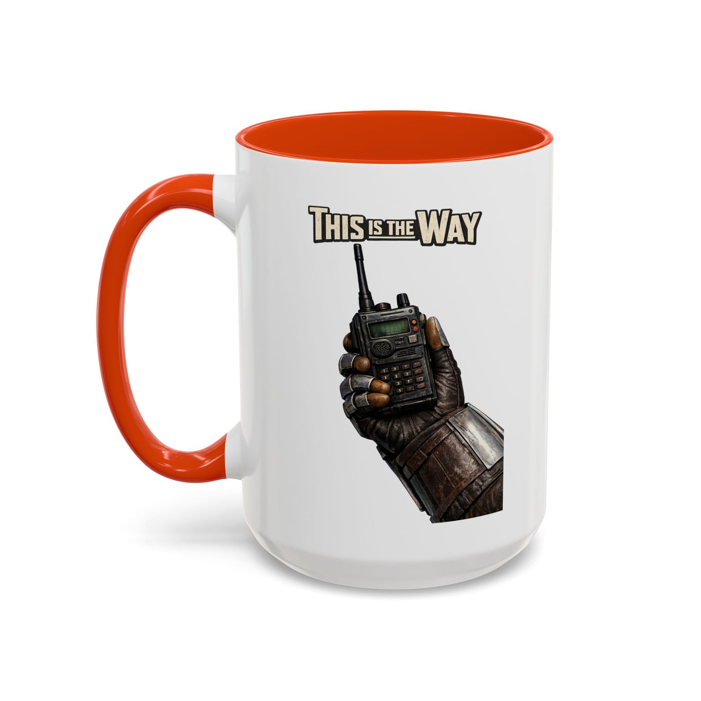 This Is The Way Mug — Mandalorian Radio Hand Coffee Cup (11oz & 15oz)